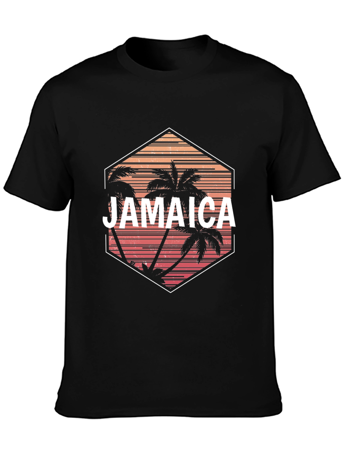 Jamaica Palm Tree Graphic T-Shirt