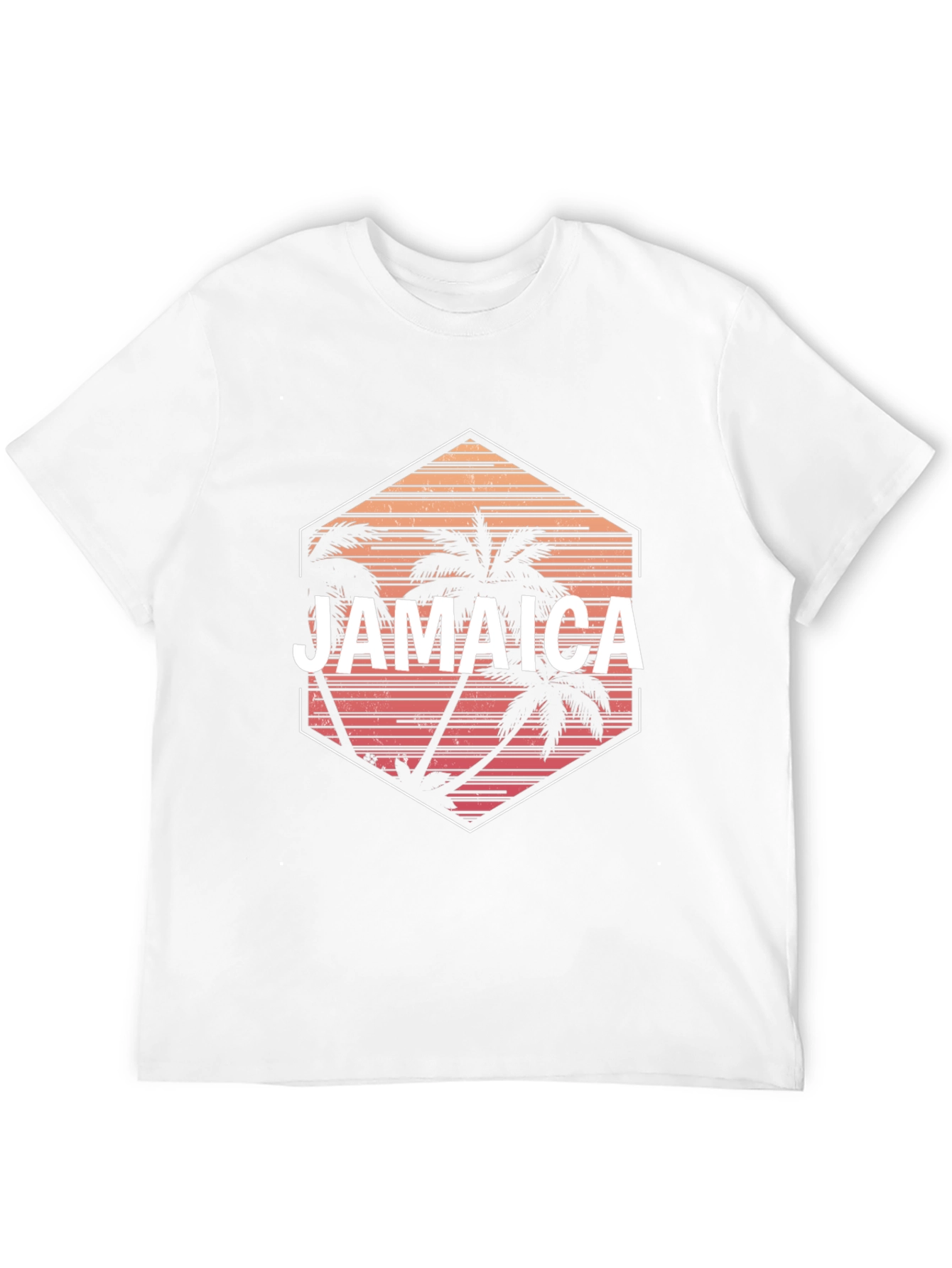 Jamaica Palm Tree Graphic T-Shirt