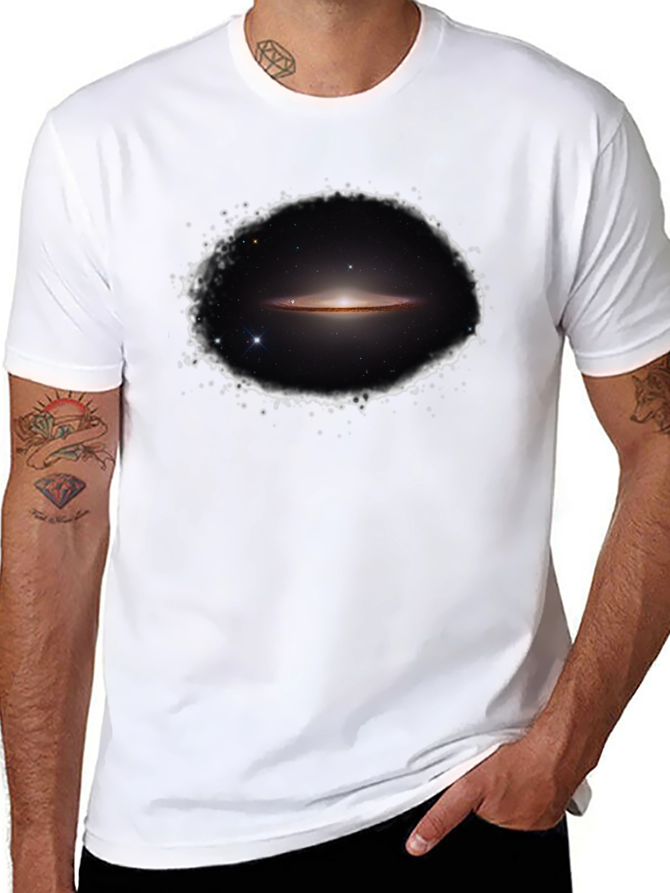 Galaxy T-Shirt - Black Unique Space Design