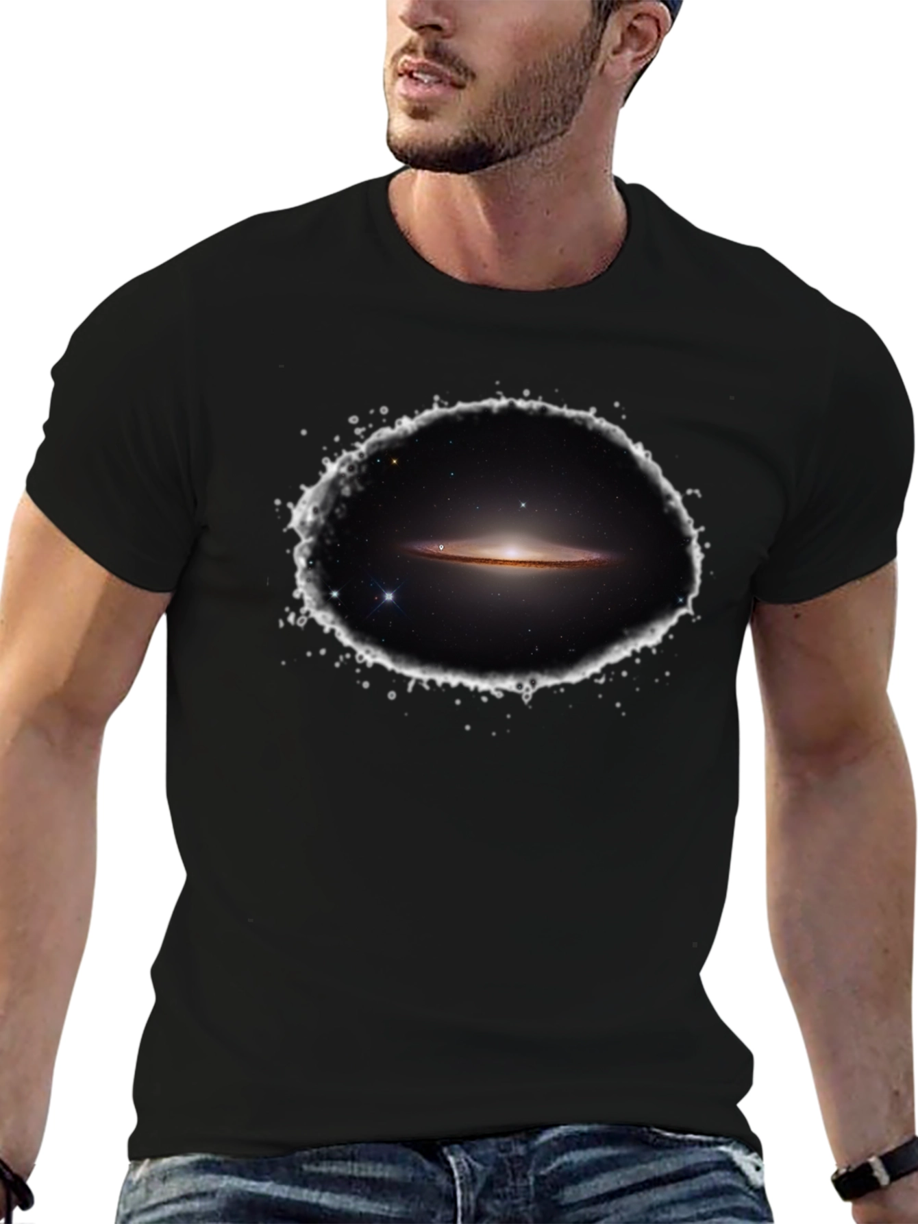 Galaxy T-Shirt - Black Unique Space Design