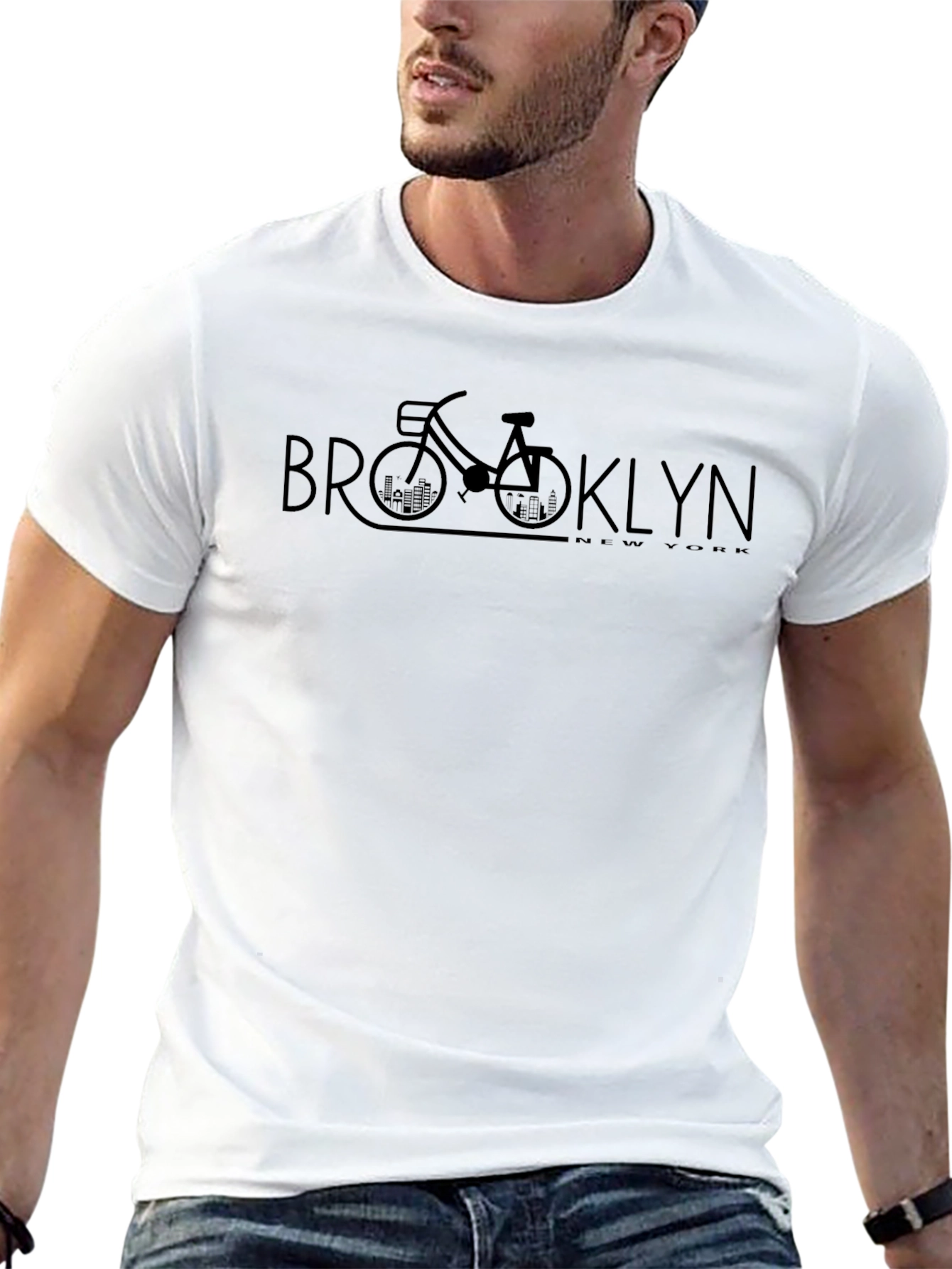 Brooklyn Bicycle Graphic T-Shirt