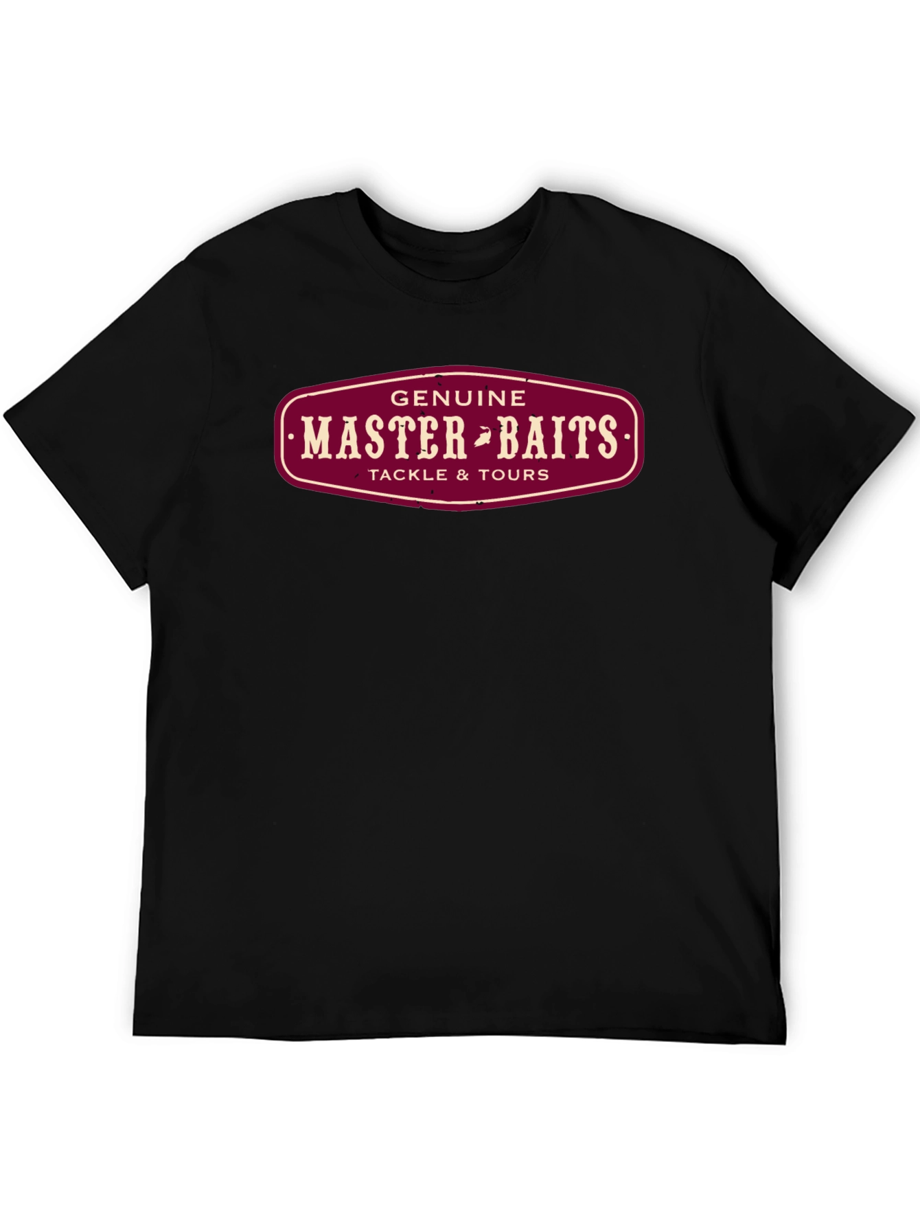Genuine Master Baits Tackle & Tours Black T-Shirt