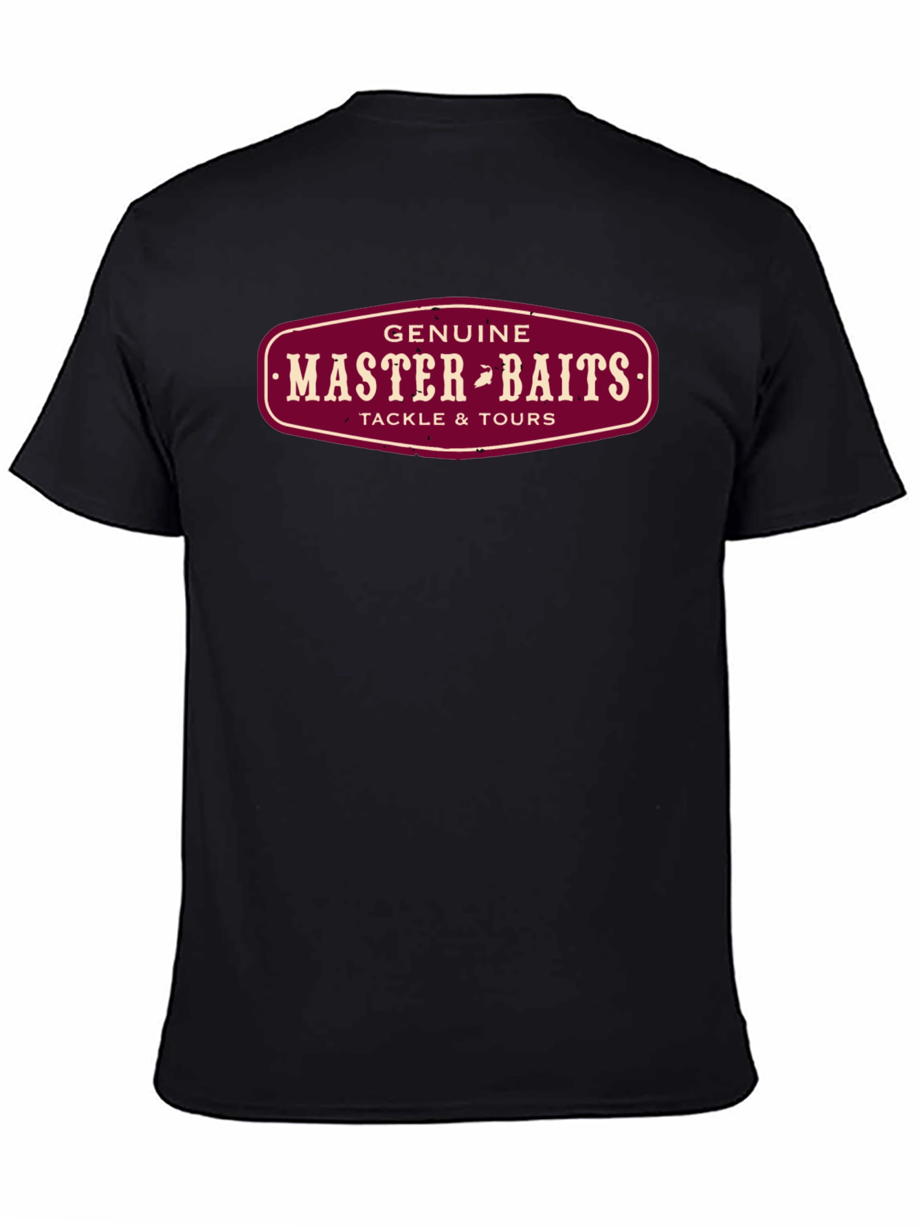 Genuine Master Baits Tackle & Tours Black T-Shirt