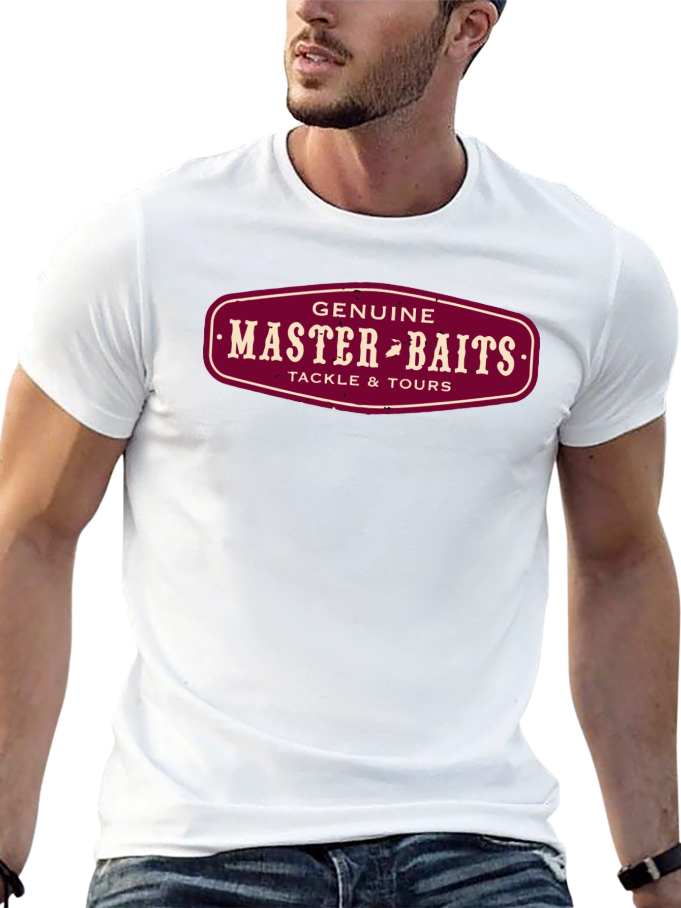 Genuine Master Baits Tackle & Tours Black T-Shirt