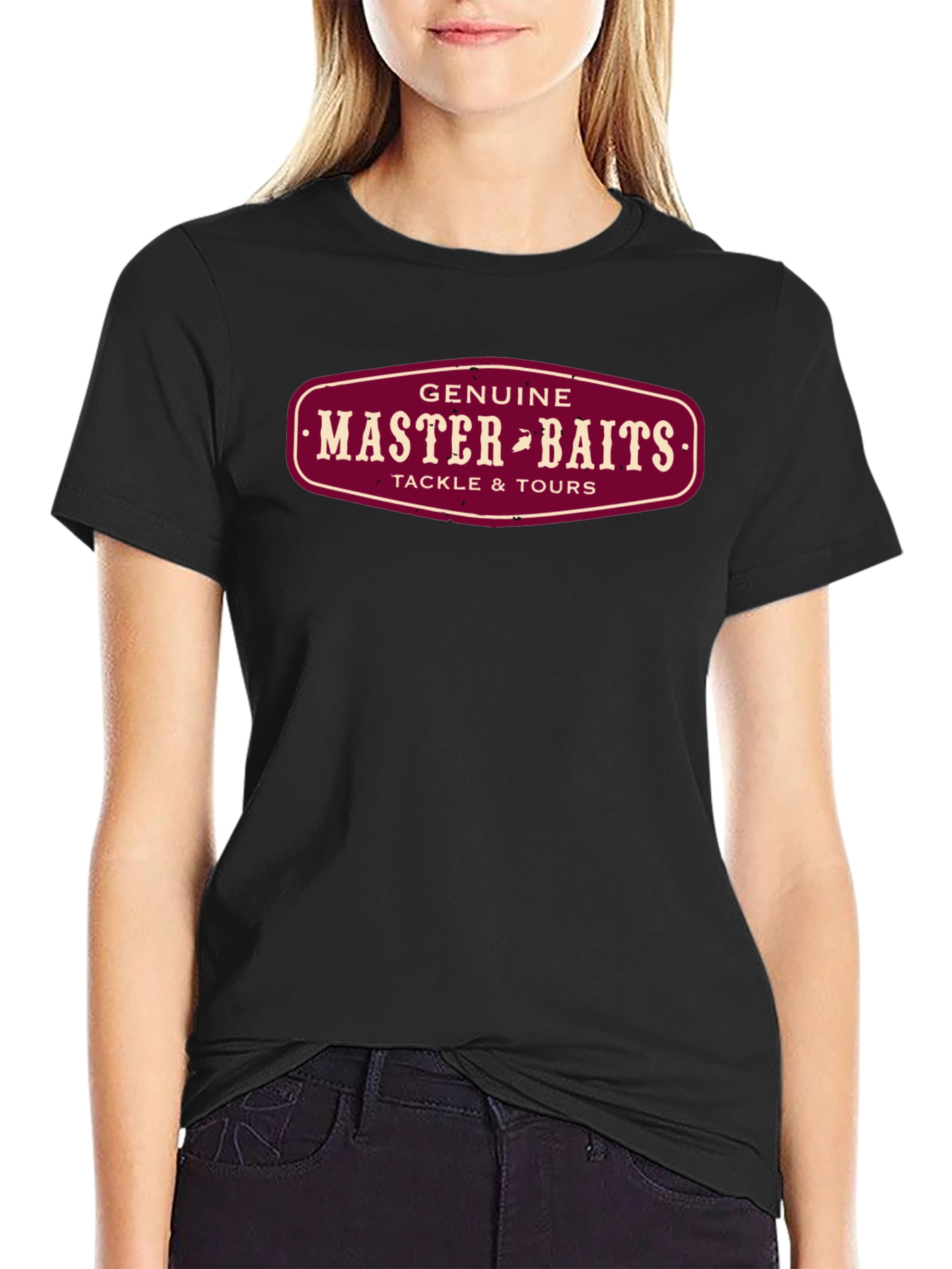 Genuine Master Baits Tackle & Tours Black T-Shirt
