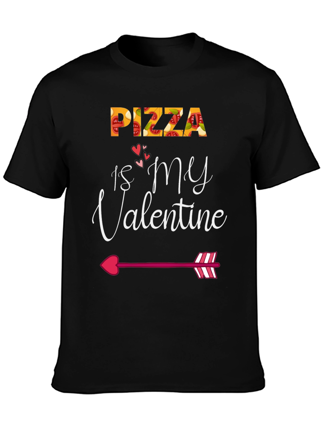 Pizza Is My Valentine Graphic Tee