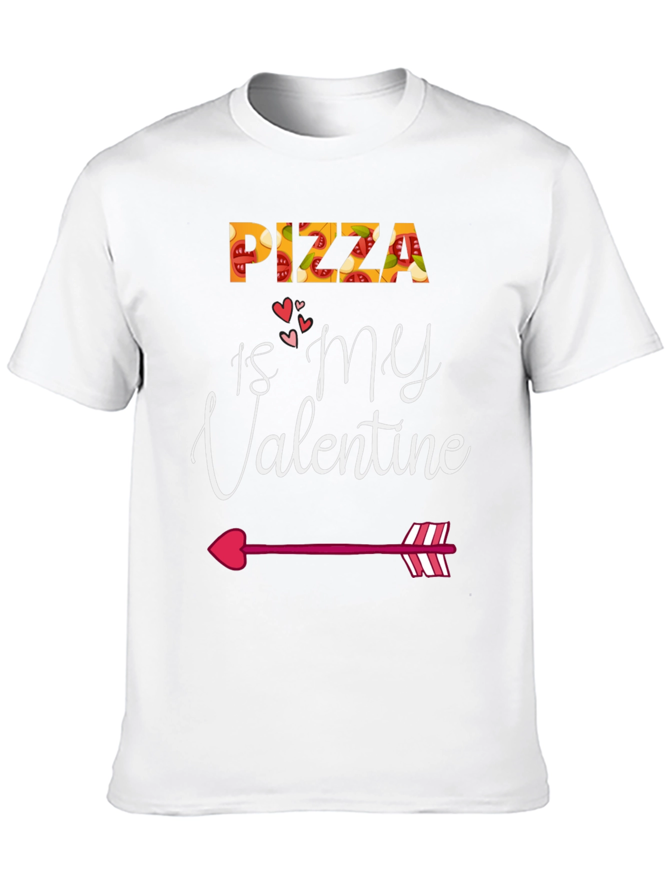 Pizza Is My Valentine Graphic Tee