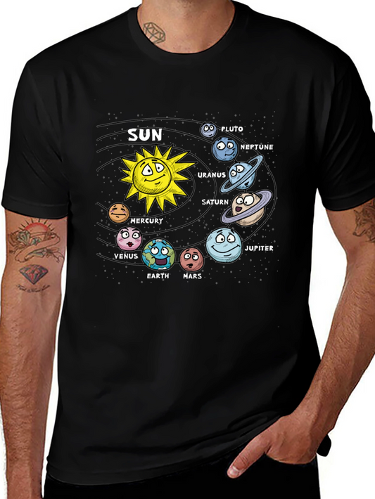Cartoon Solar System T-Shirt