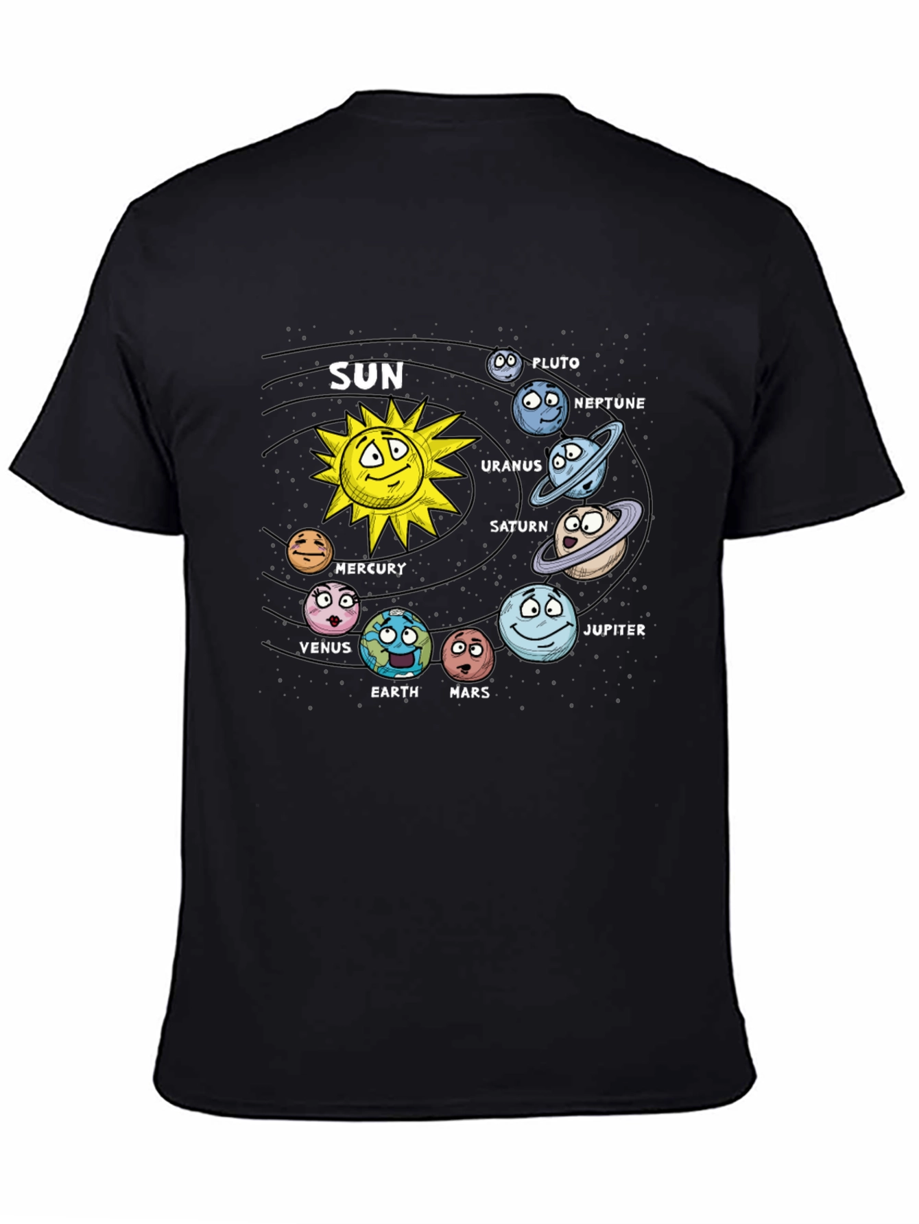 Cartoon Solar System T-Shirt