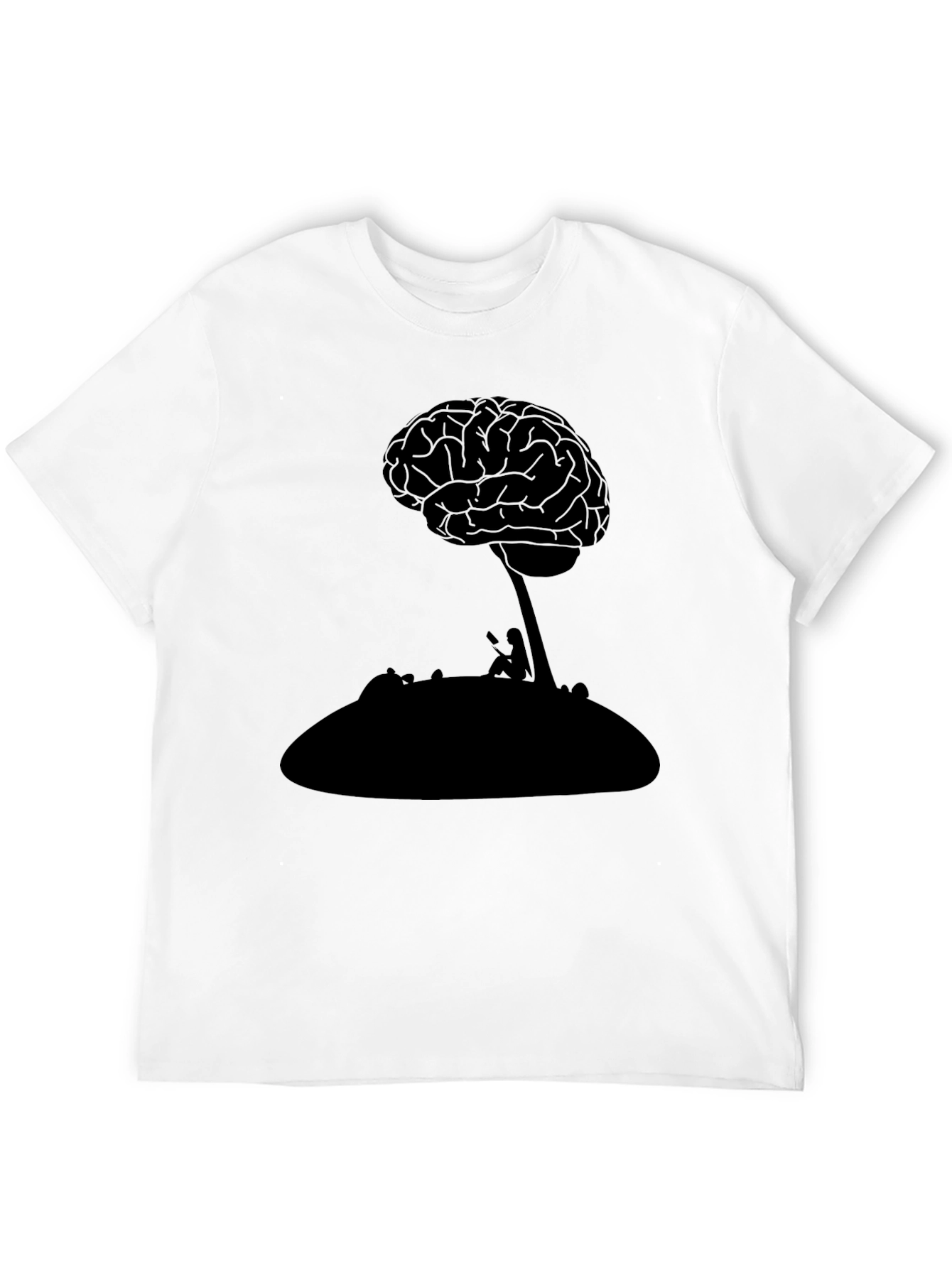 Brain Tree Graphic Tee - Thoughtful Design