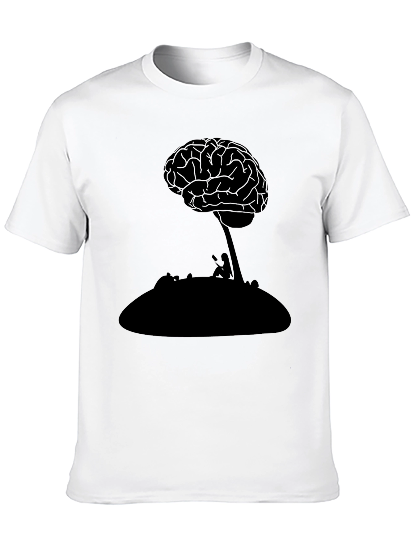 Brain Tree Graphic Tee - Thoughtful Design