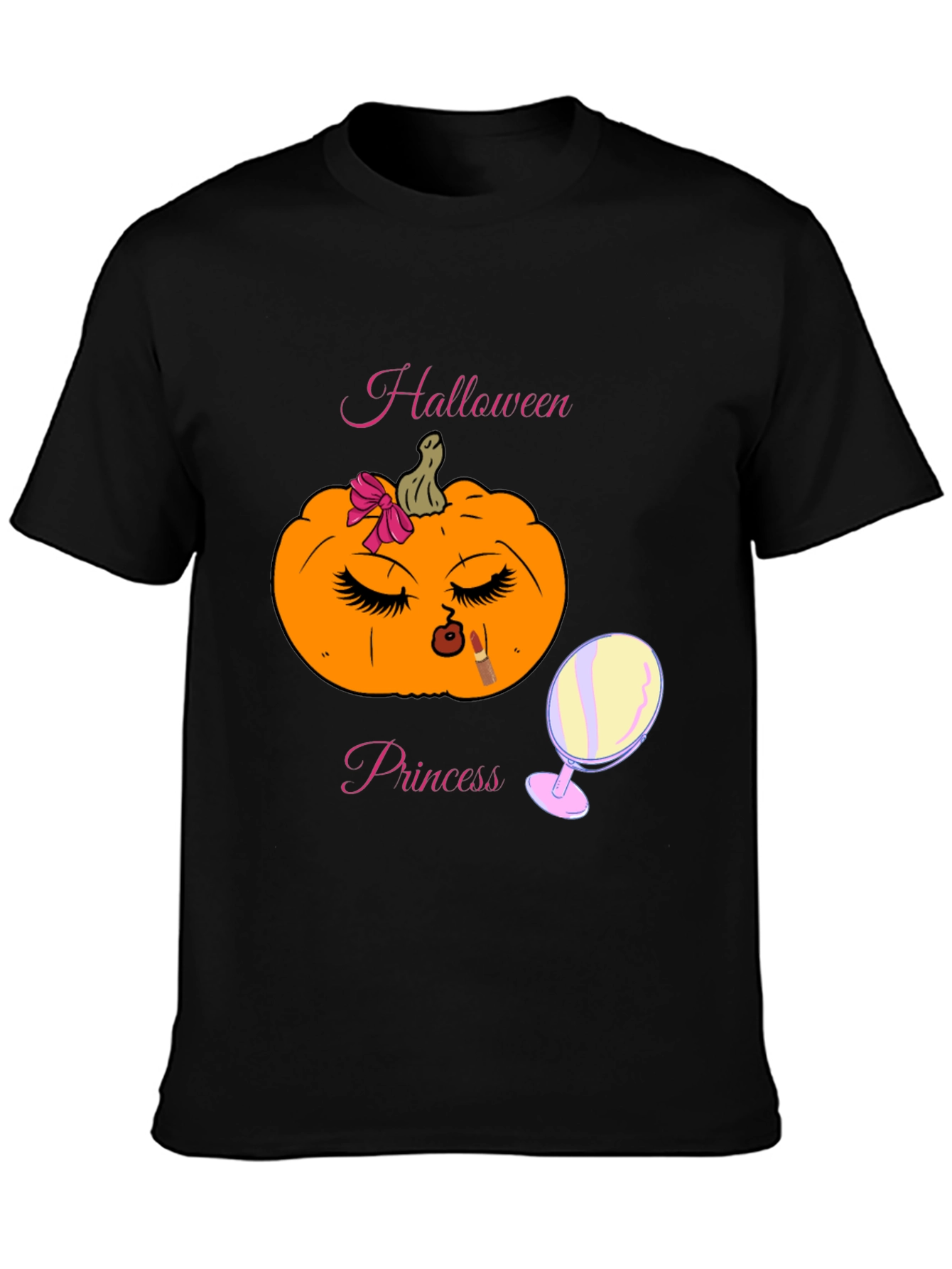 Halloween Princess Pumpkin Graphic Tee