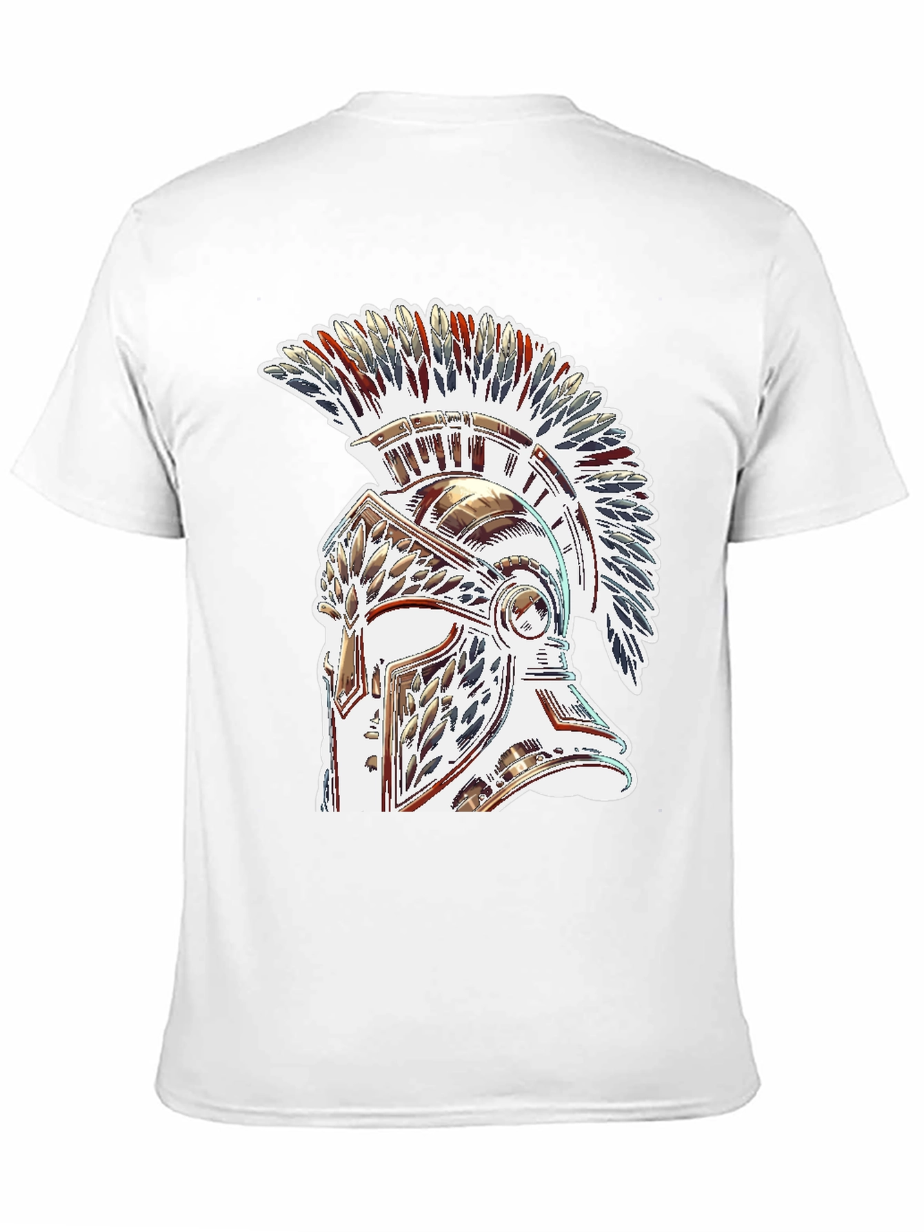 Warrior Helmet Graphic Tee - Black