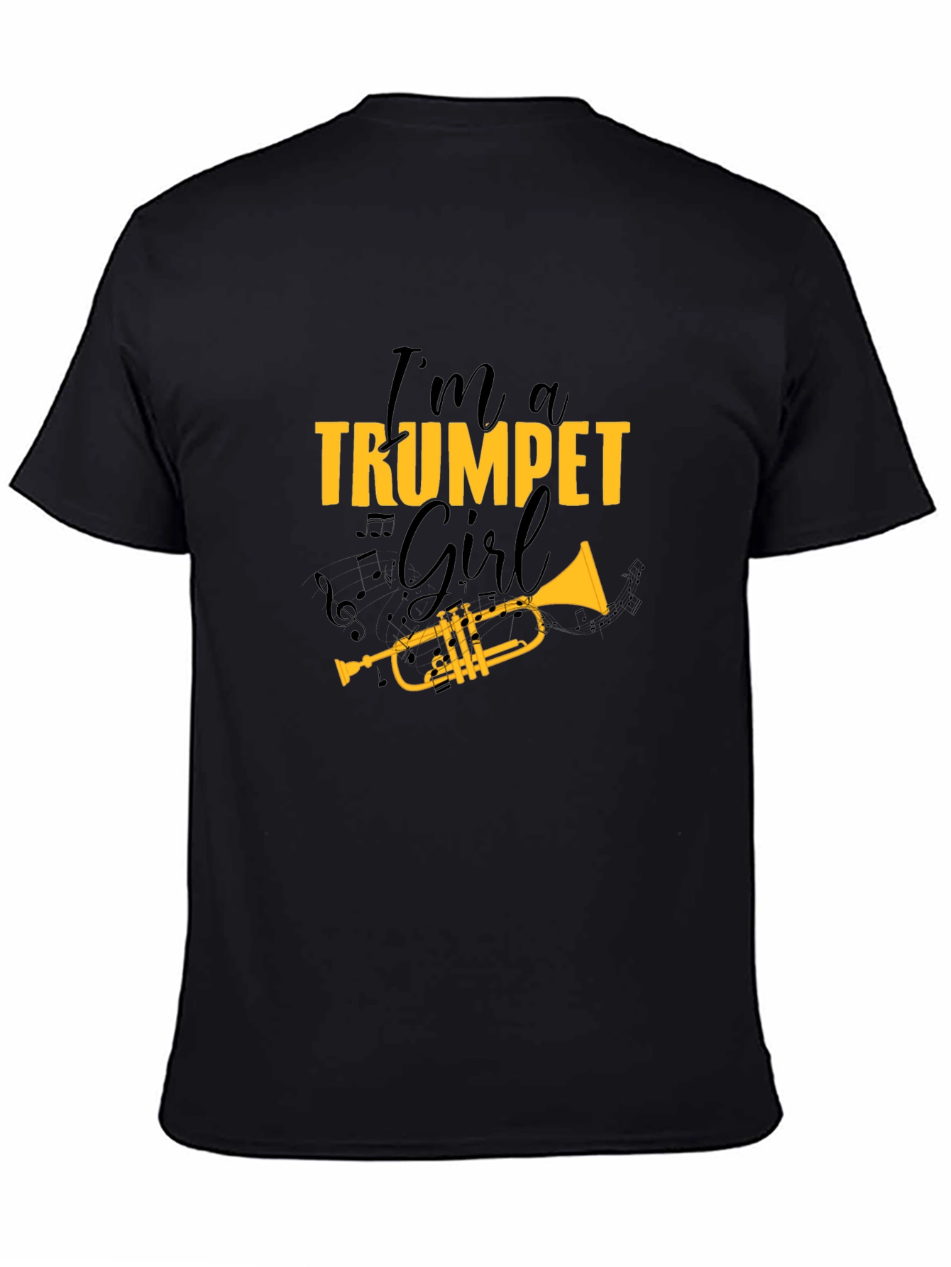 Trumpet Girl T-Shirt - Musical Gift