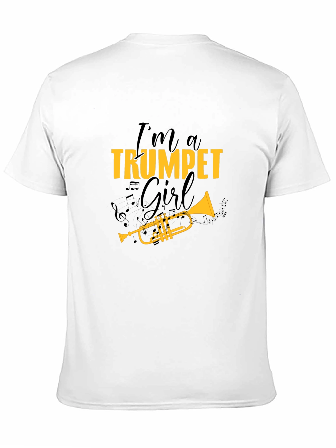 Trumpet Girl T-Shirt - Musical Gift