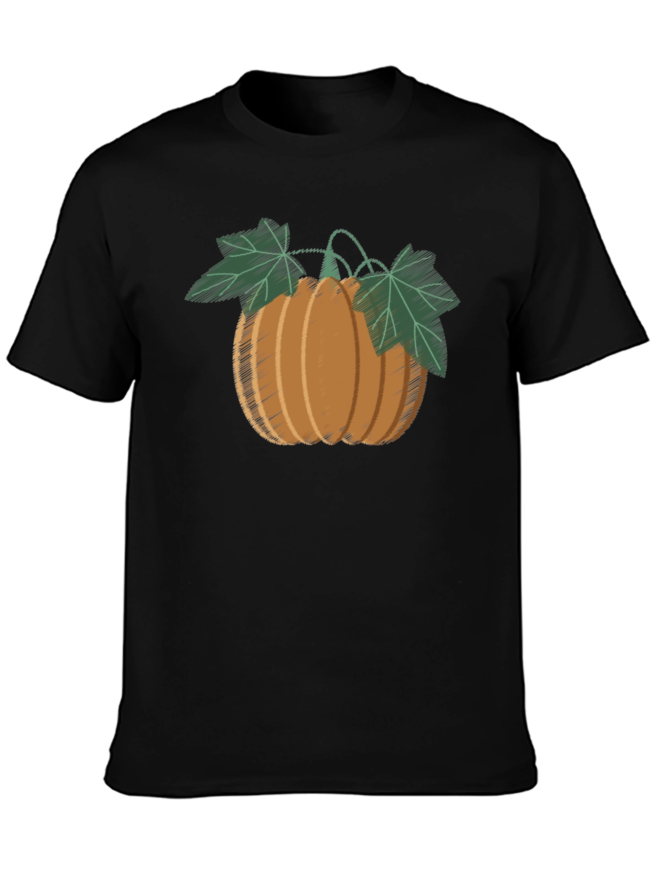 Pumpkin Patch T-Shirt - Black Casual Wear