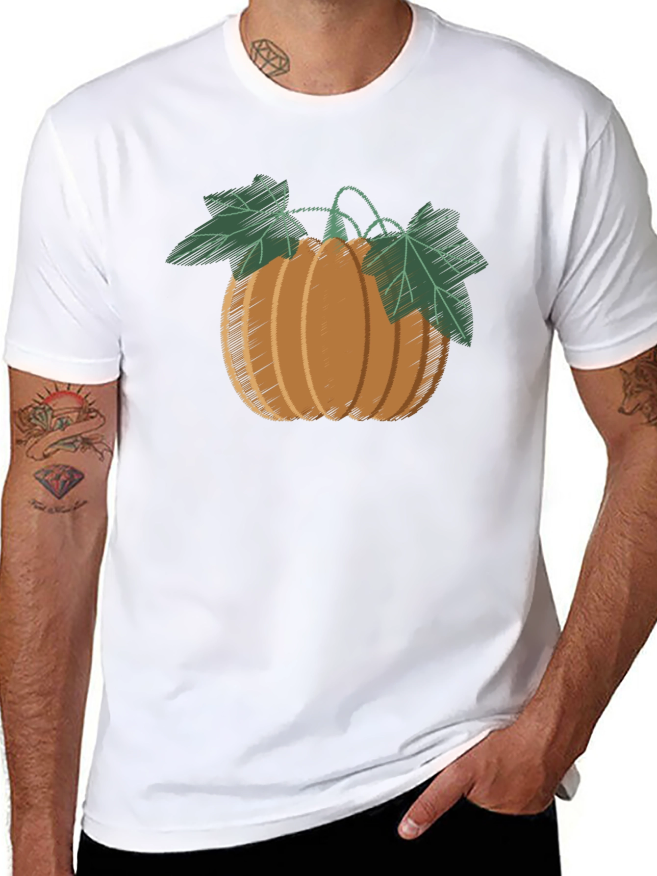 Pumpkin Patch T-Shirt - Black Casual Wear