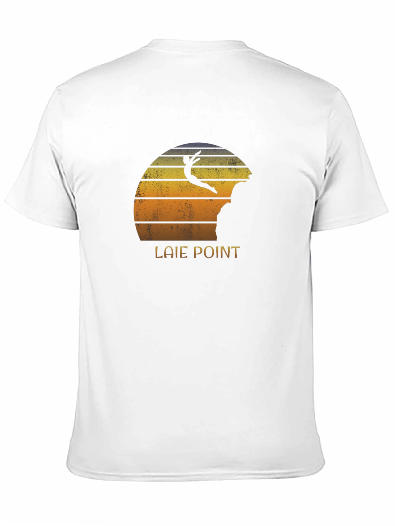 Laie Point Retro Sunset Cliff Diver T-Shirt