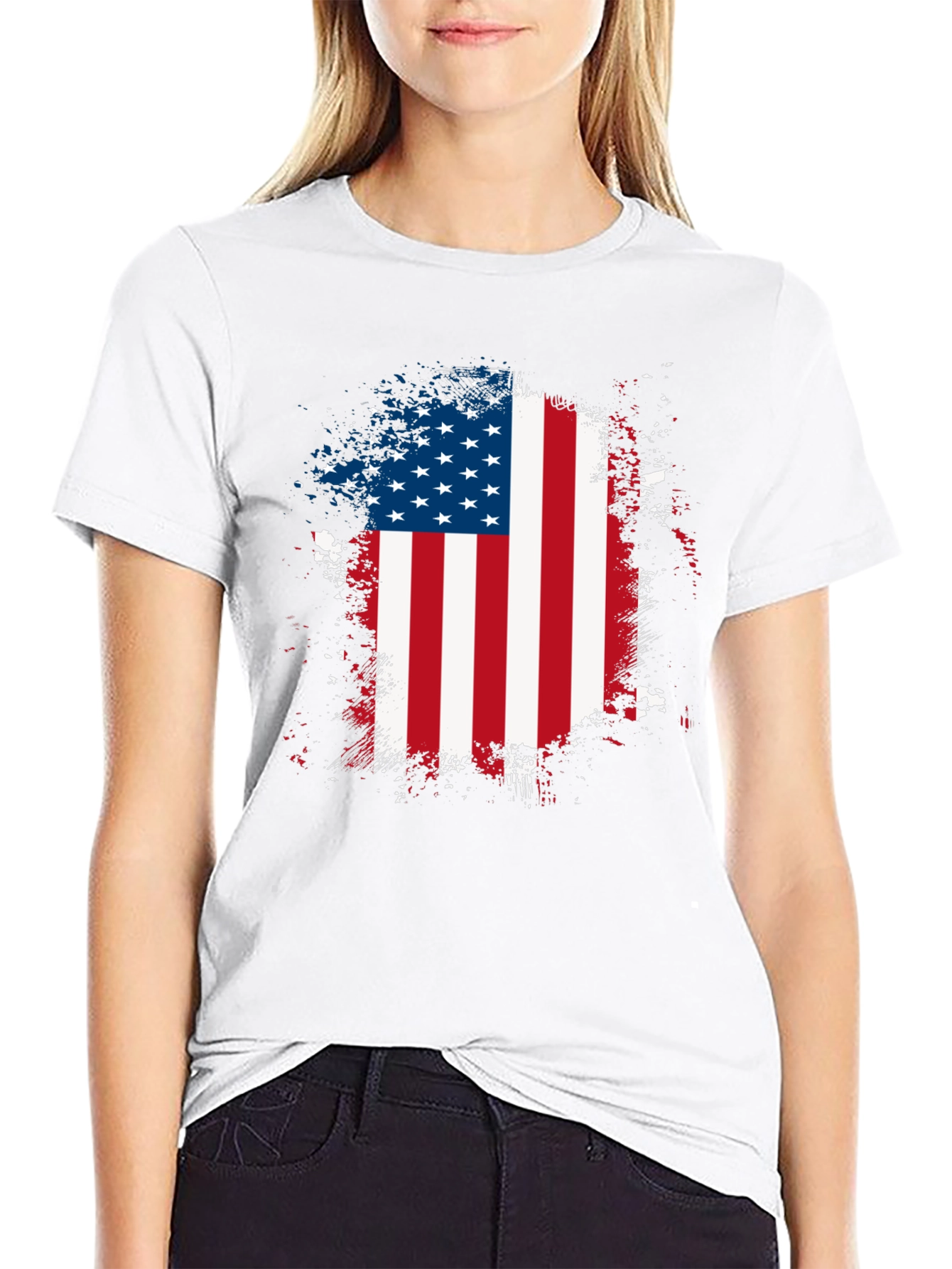 American Flag Graphic T-Shirt - Patriotic USA Pride