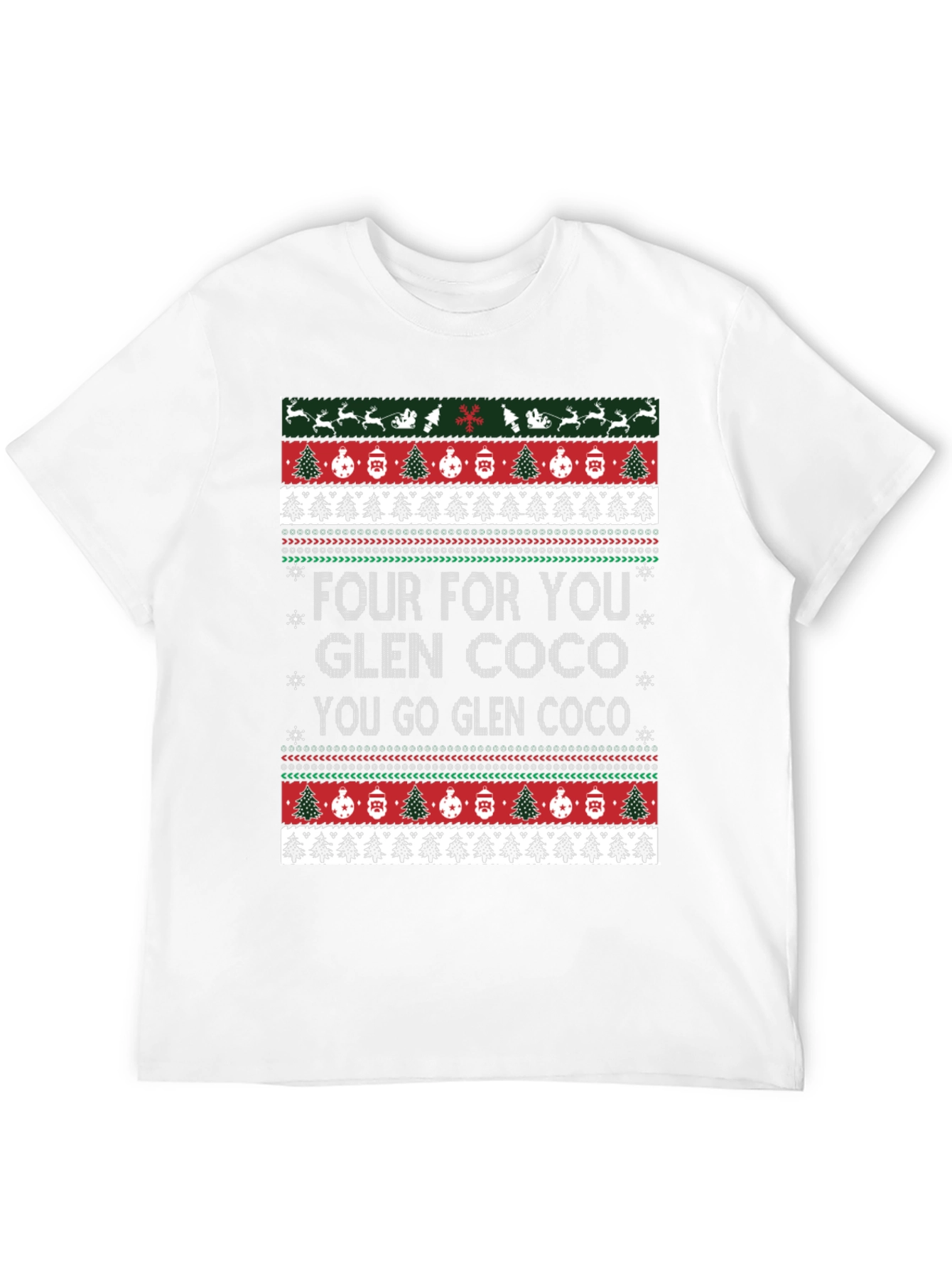 Glen Coco Christmas T-Shirt - Festive Holiday Apparel