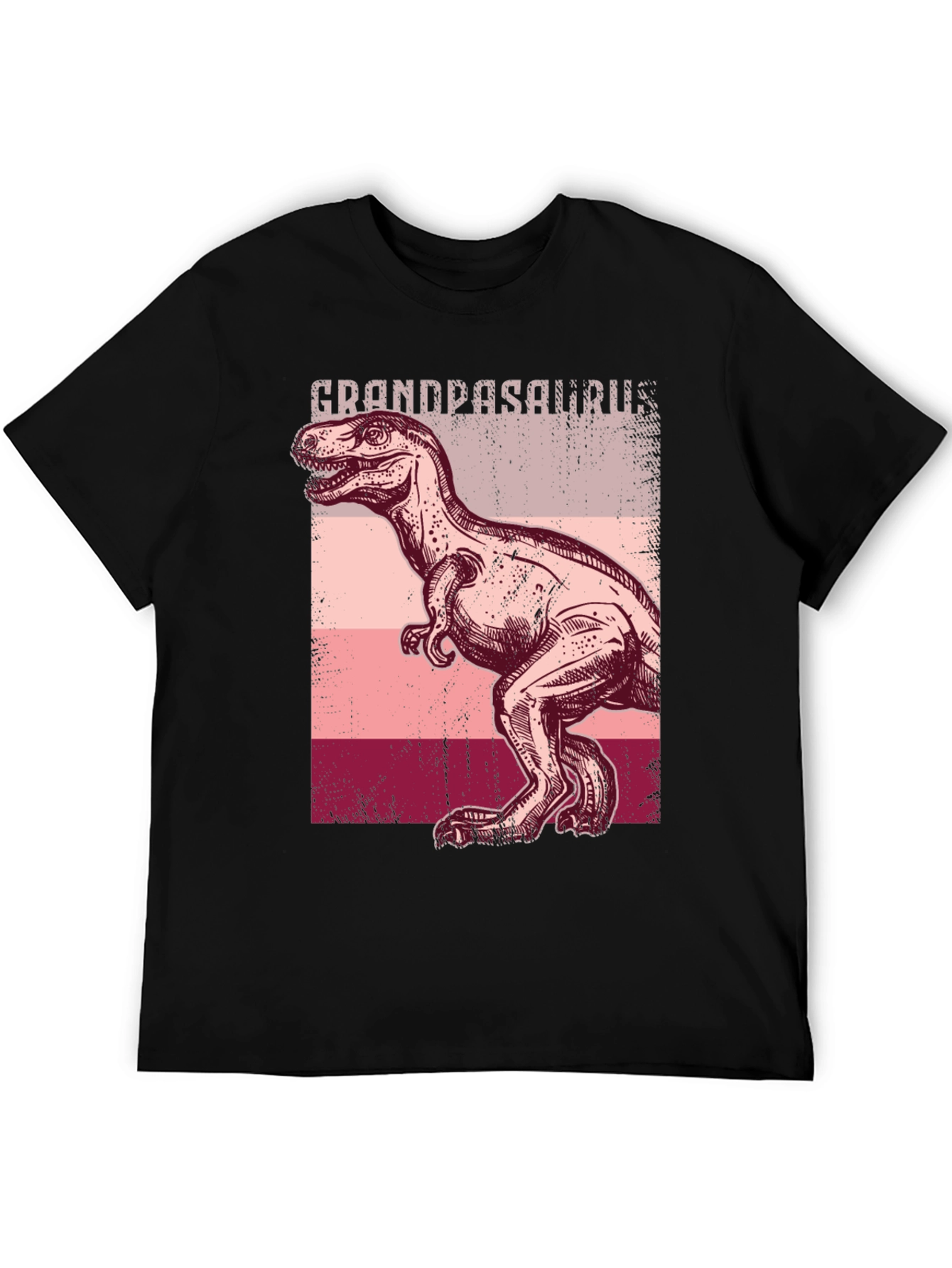 Grandpasaurus T-Rex Graphic Tee - Black