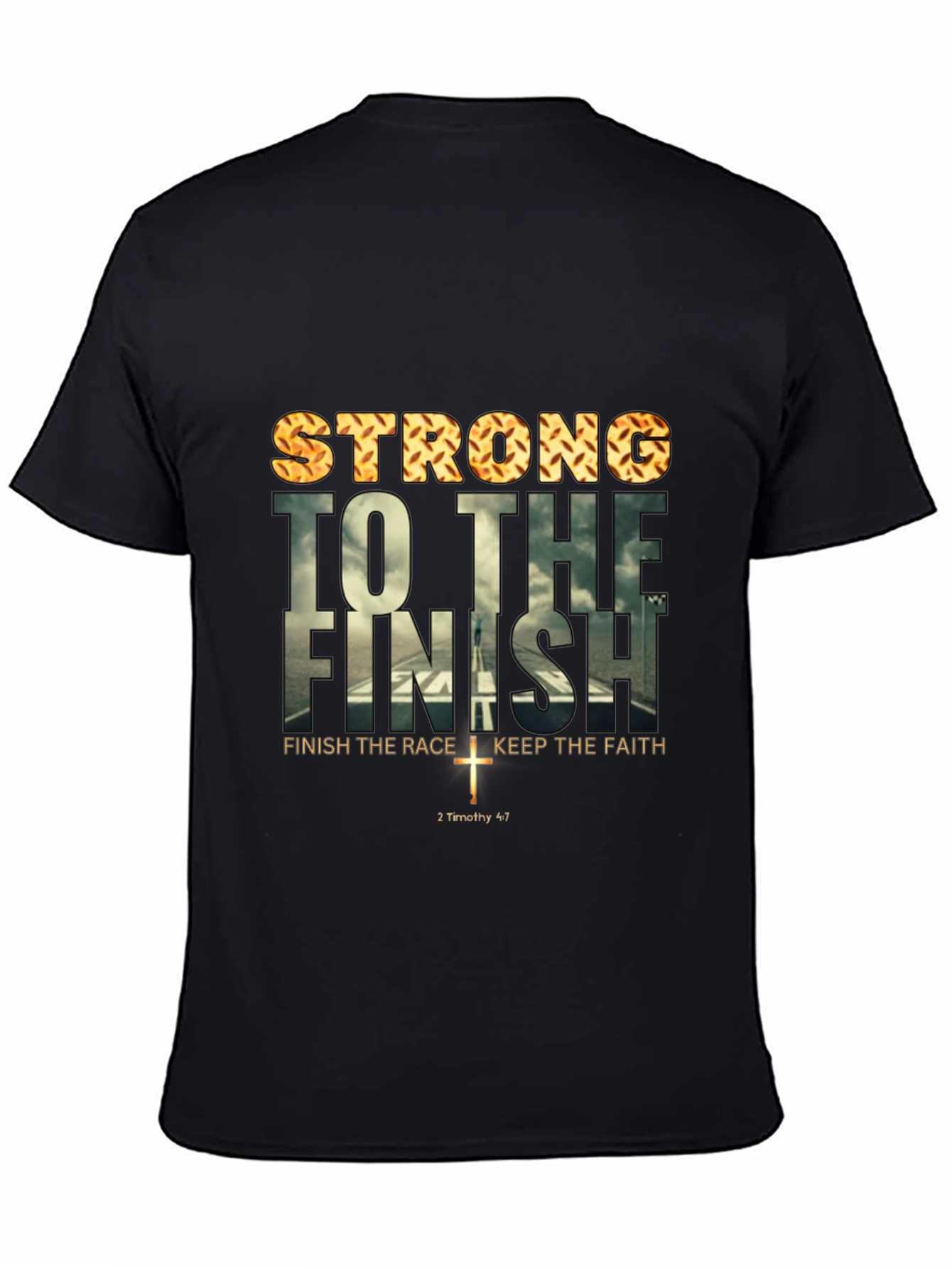 Strong To The Finish T-Shirt Christian Tee