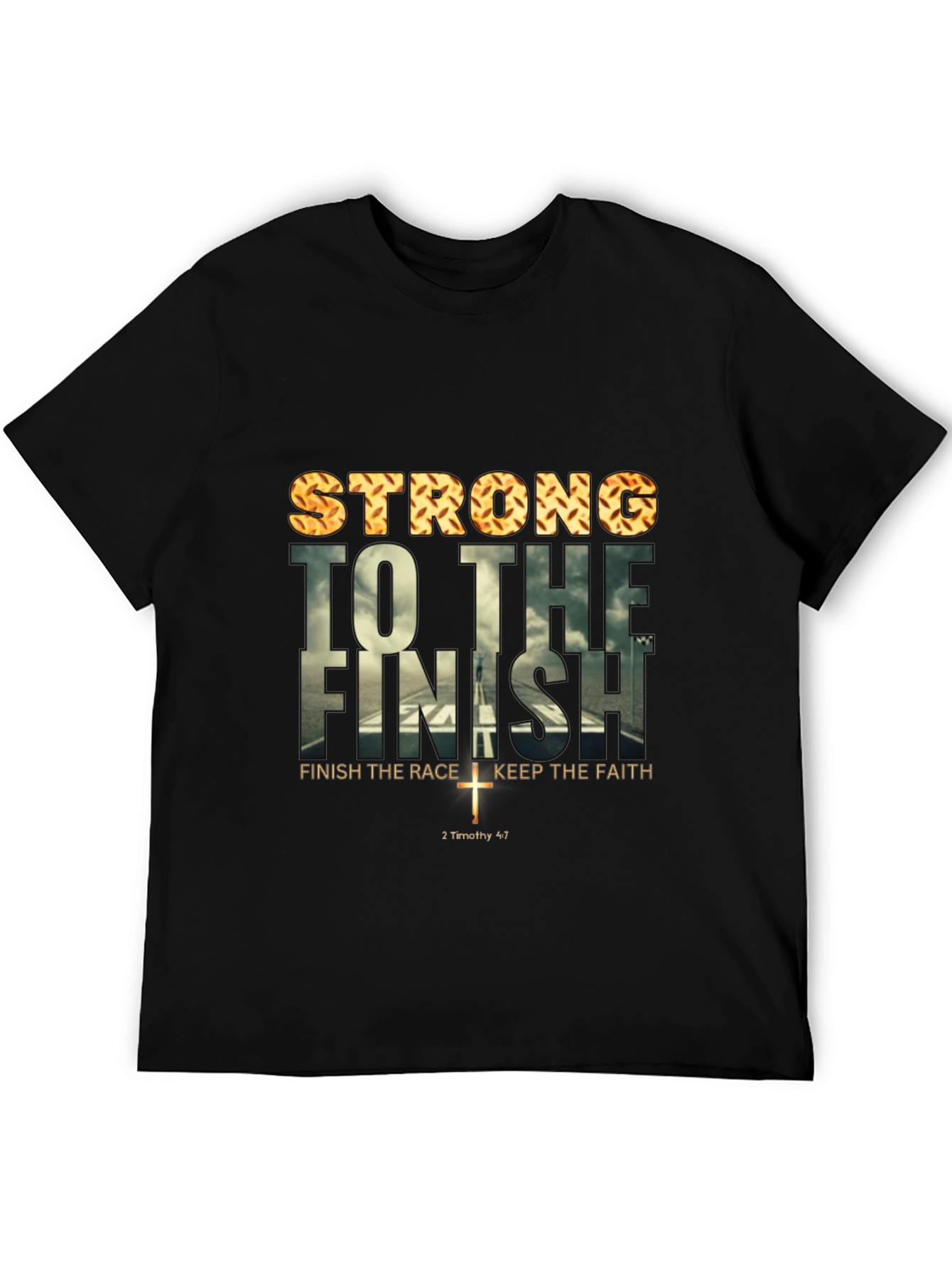 Strong To The Finish T-Shirt Christian Tee