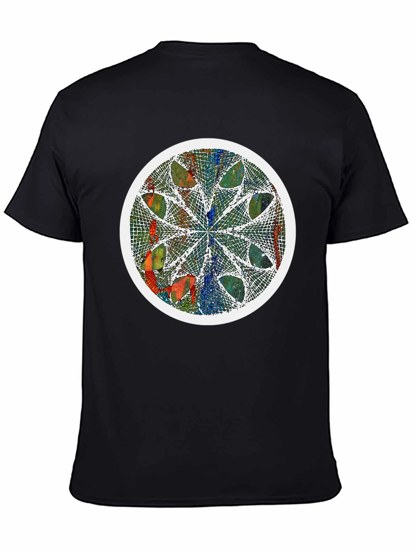 Abstract Art Graphic Tee - Modern Mandala Design