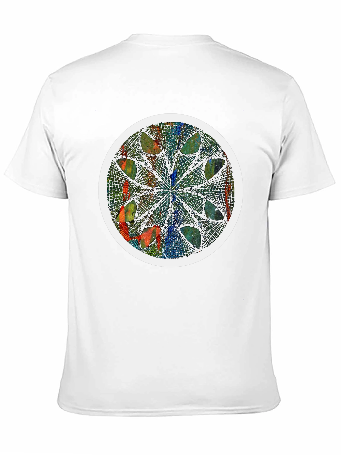 Abstract Art Graphic Tee - Modern Mandala Design