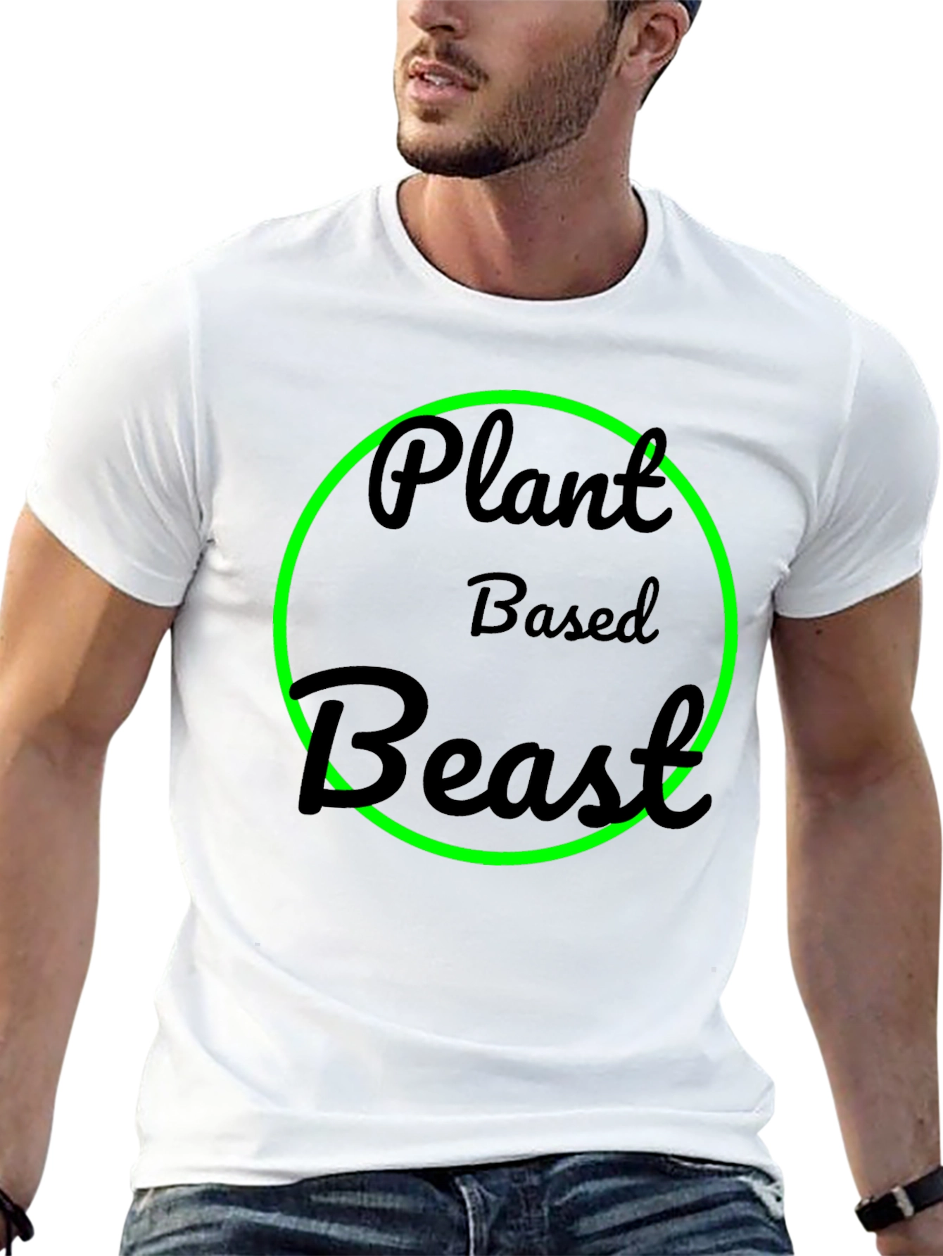 Plant Based Beast Black T-Shirt