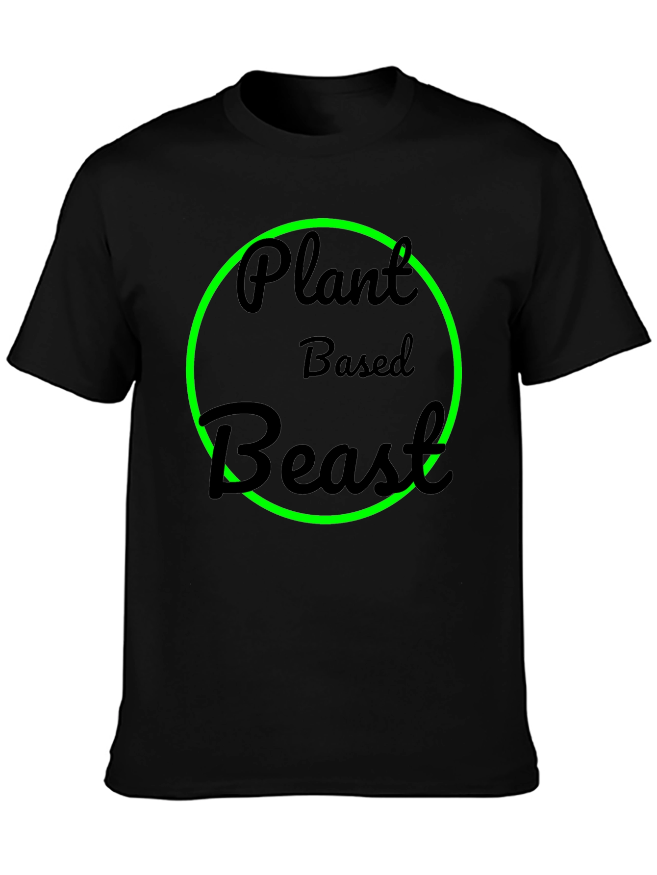 Plant Based Beast Black T-Shirt