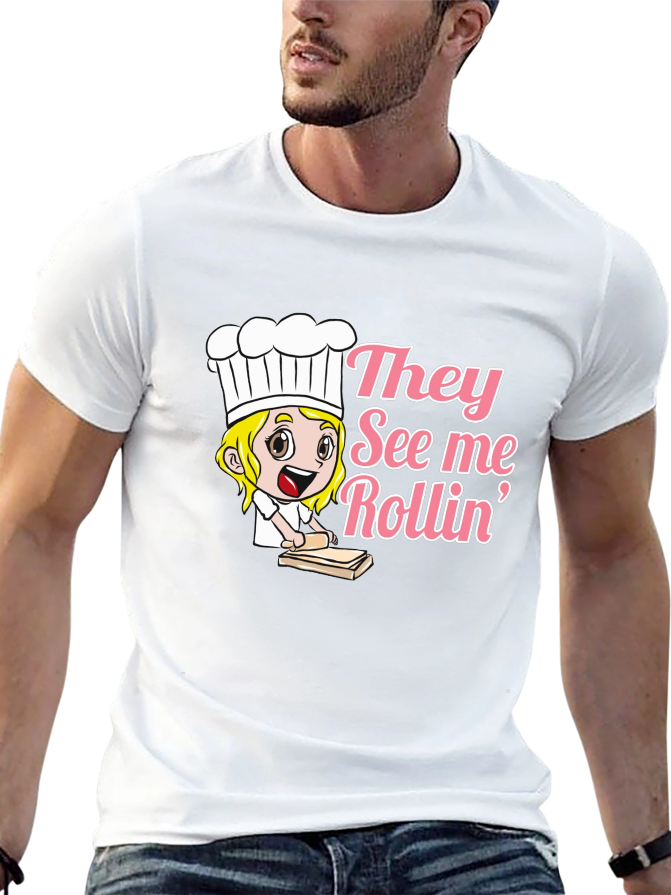 They See Me Rollin Chef T-Shirt