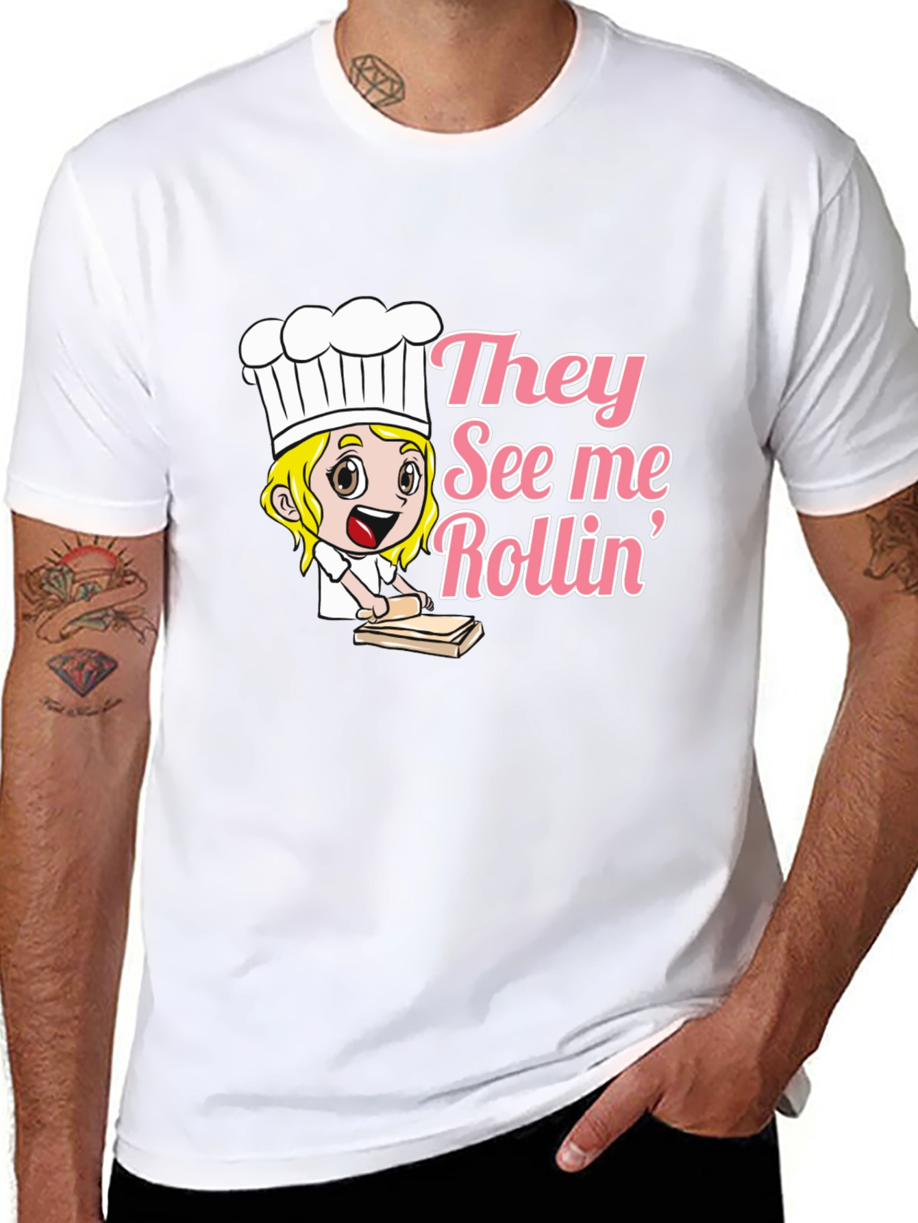 They See Me Rollin Chef T-Shirt
