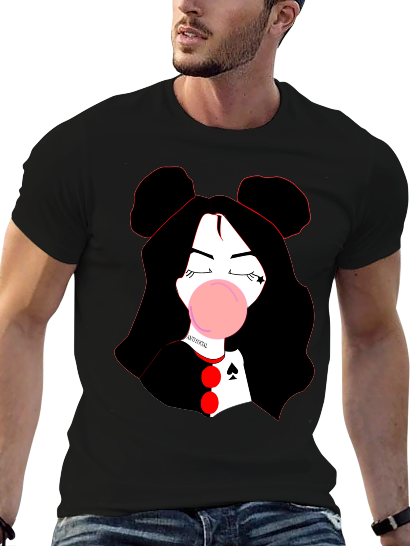 Anti-Social Ace T-Shirt - Graphic Tee
