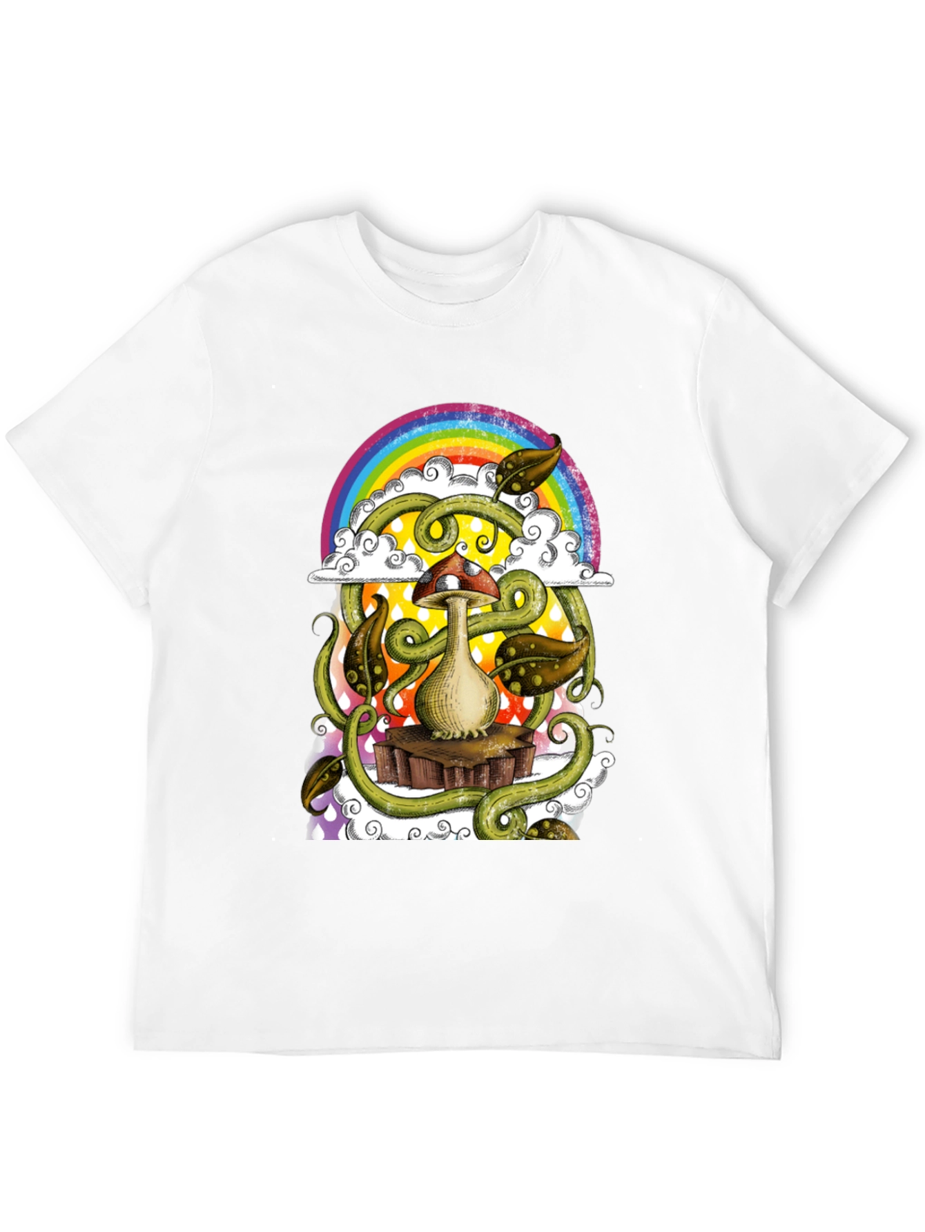 Psychedelic Mushroom Rainbow T-Shirt