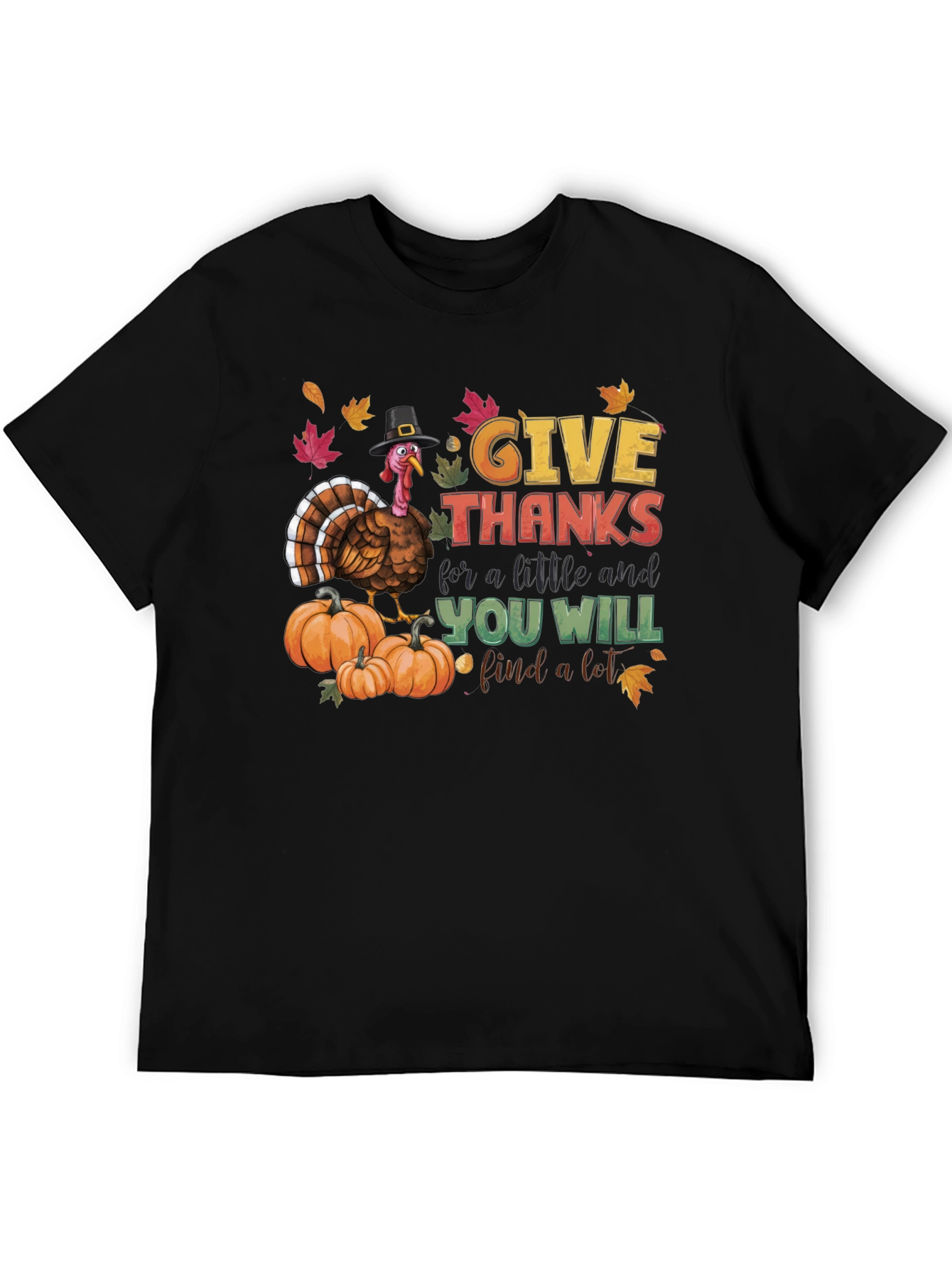 Give Thanks Turkey T-Shirt - Thanksgiving Apparel