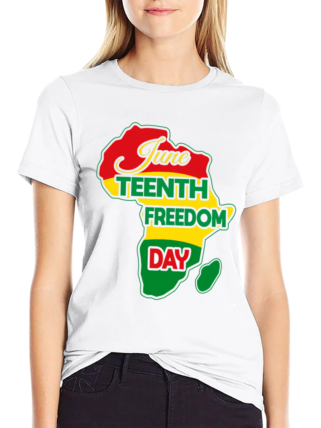 Juneteenth Freedom Day Africa Map T-Shirt