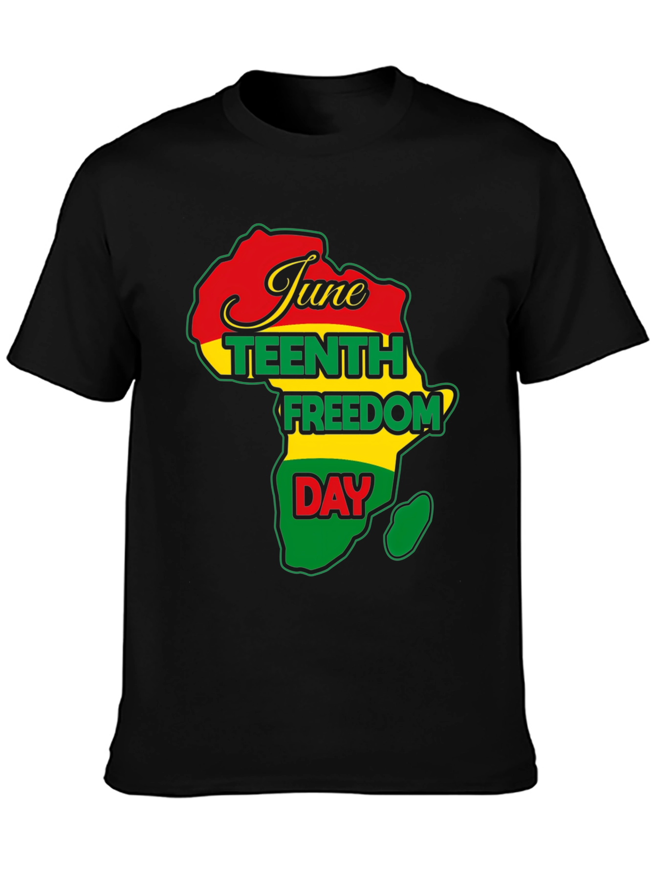 Juneteenth Freedom Day Africa Map T-Shirt