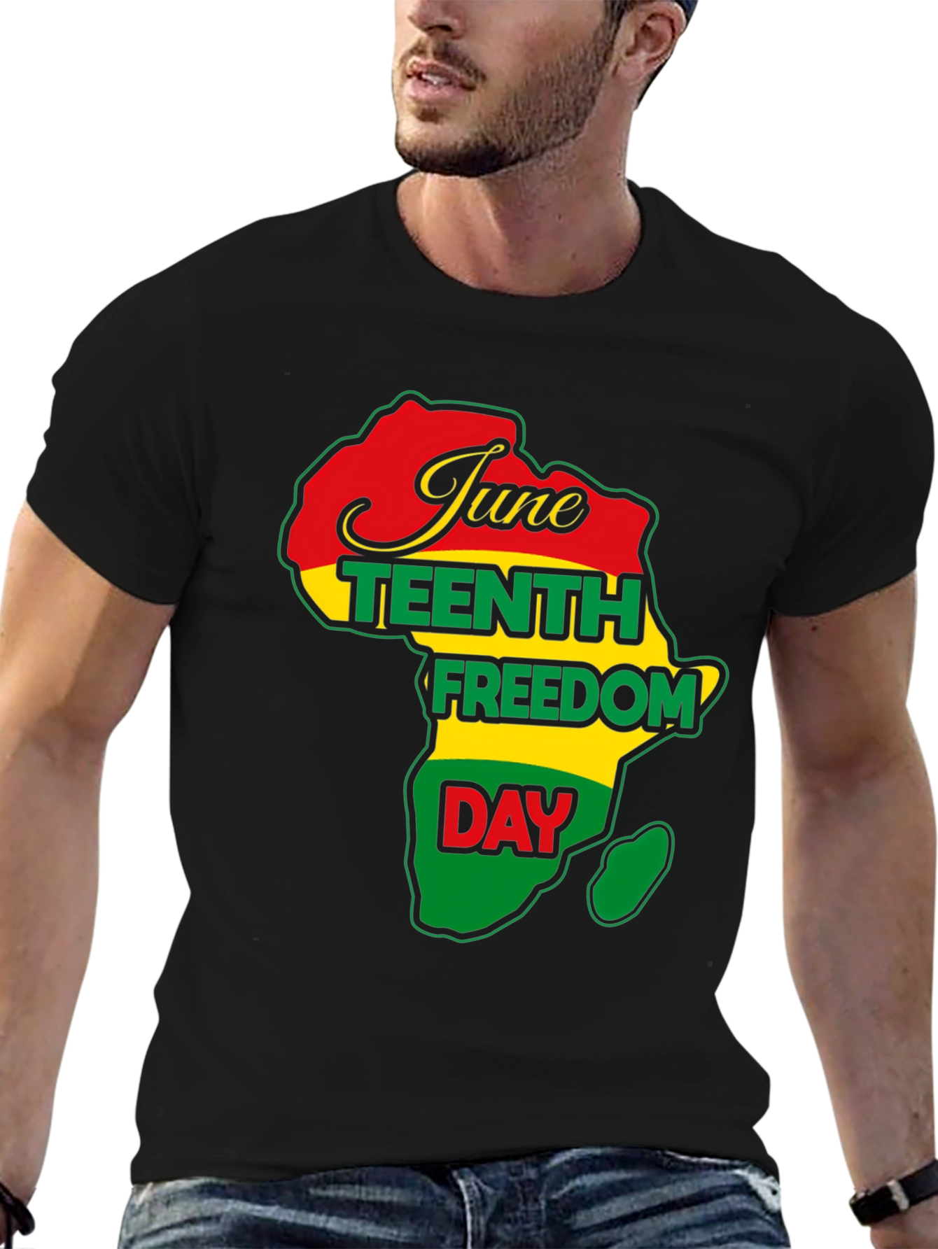 Juneteenth Freedom Day Africa Map T-Shirt