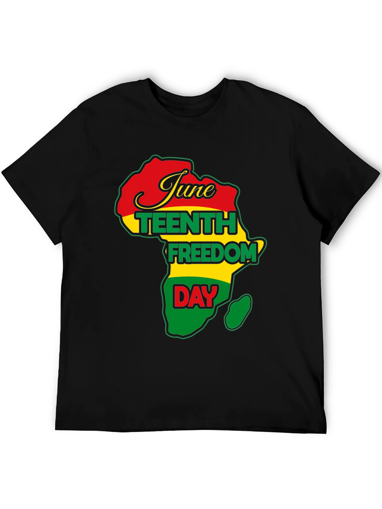 Juneteenth Freedom Day Africa Map T-Shirt