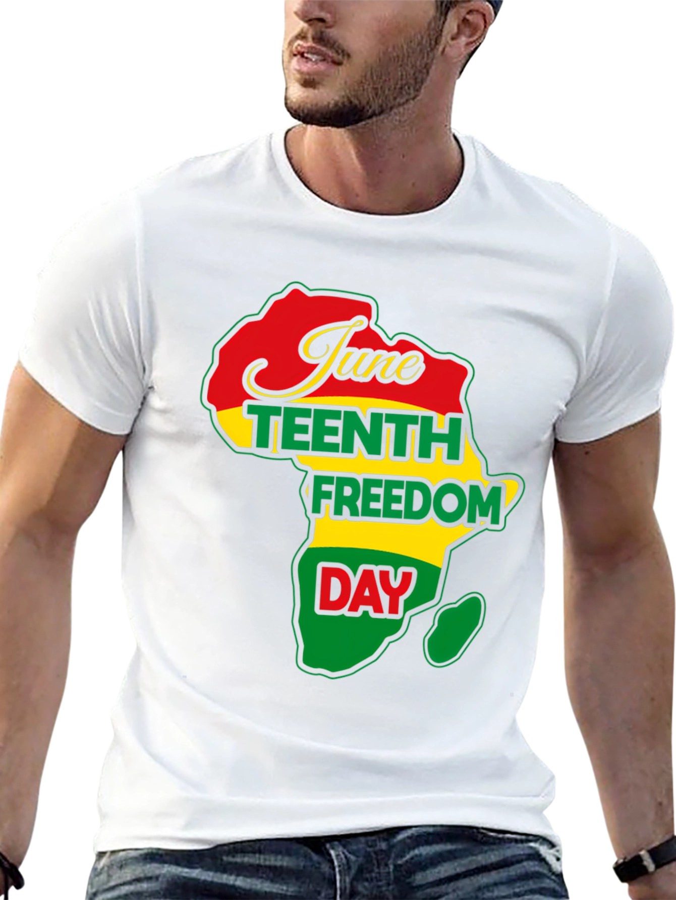 Juneteenth Freedom Day Africa Map T-Shirt