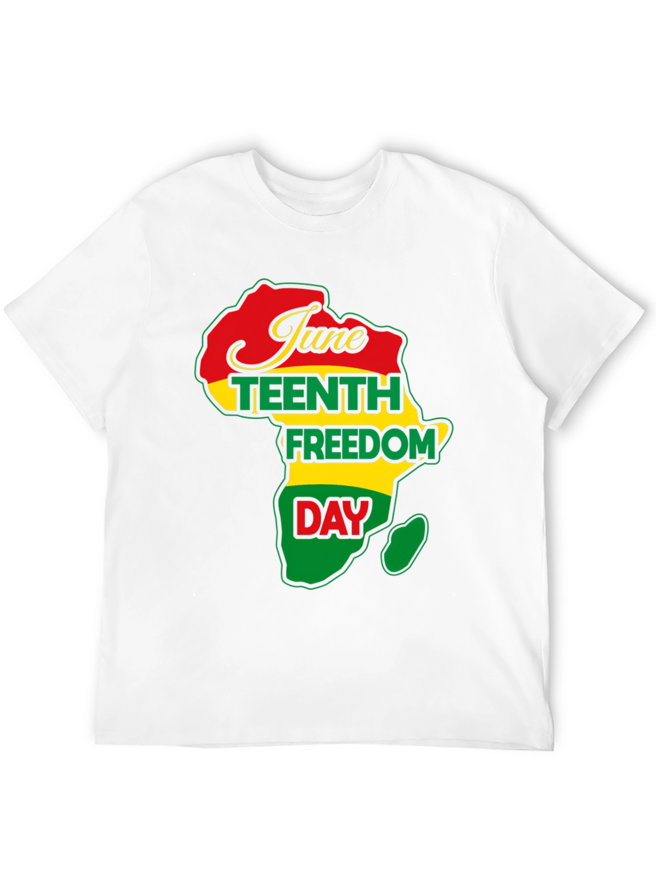 Juneteenth Freedom Day Africa Map T-Shirt