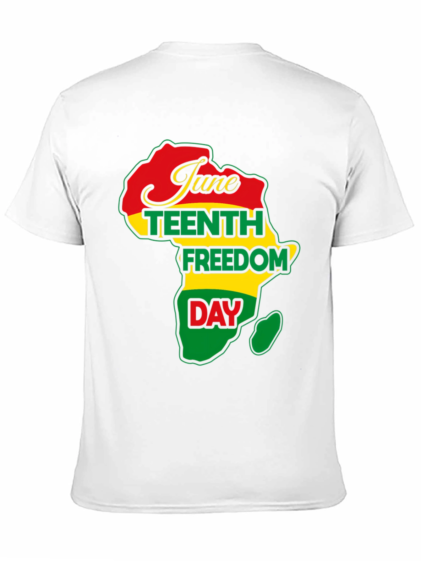 Juneteenth Freedom Day Africa Map T-Shirt