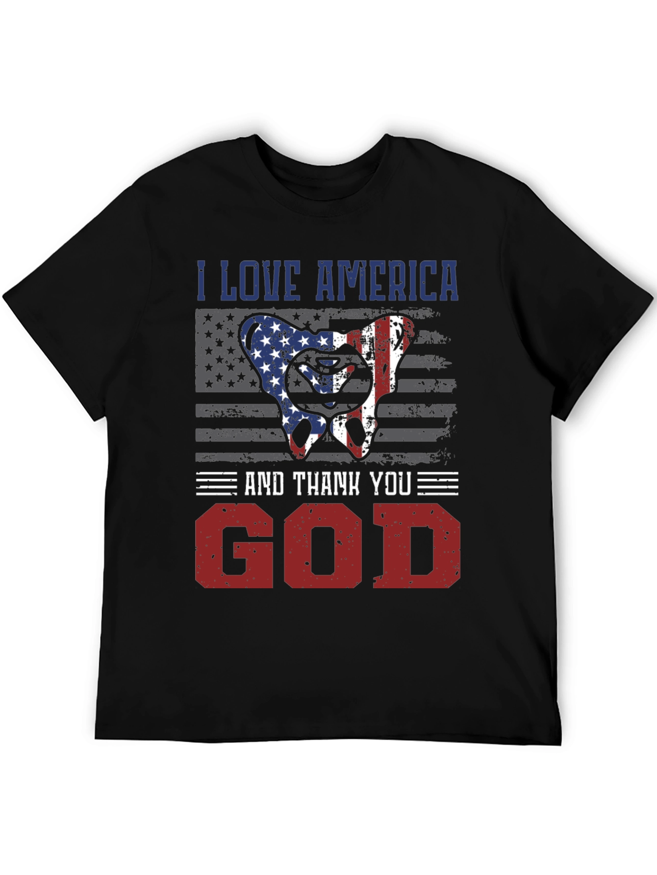 I Love America and Thank You God Tee