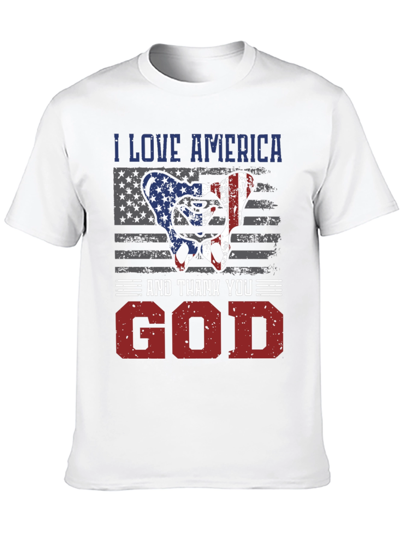 I Love America and Thank You God Tee