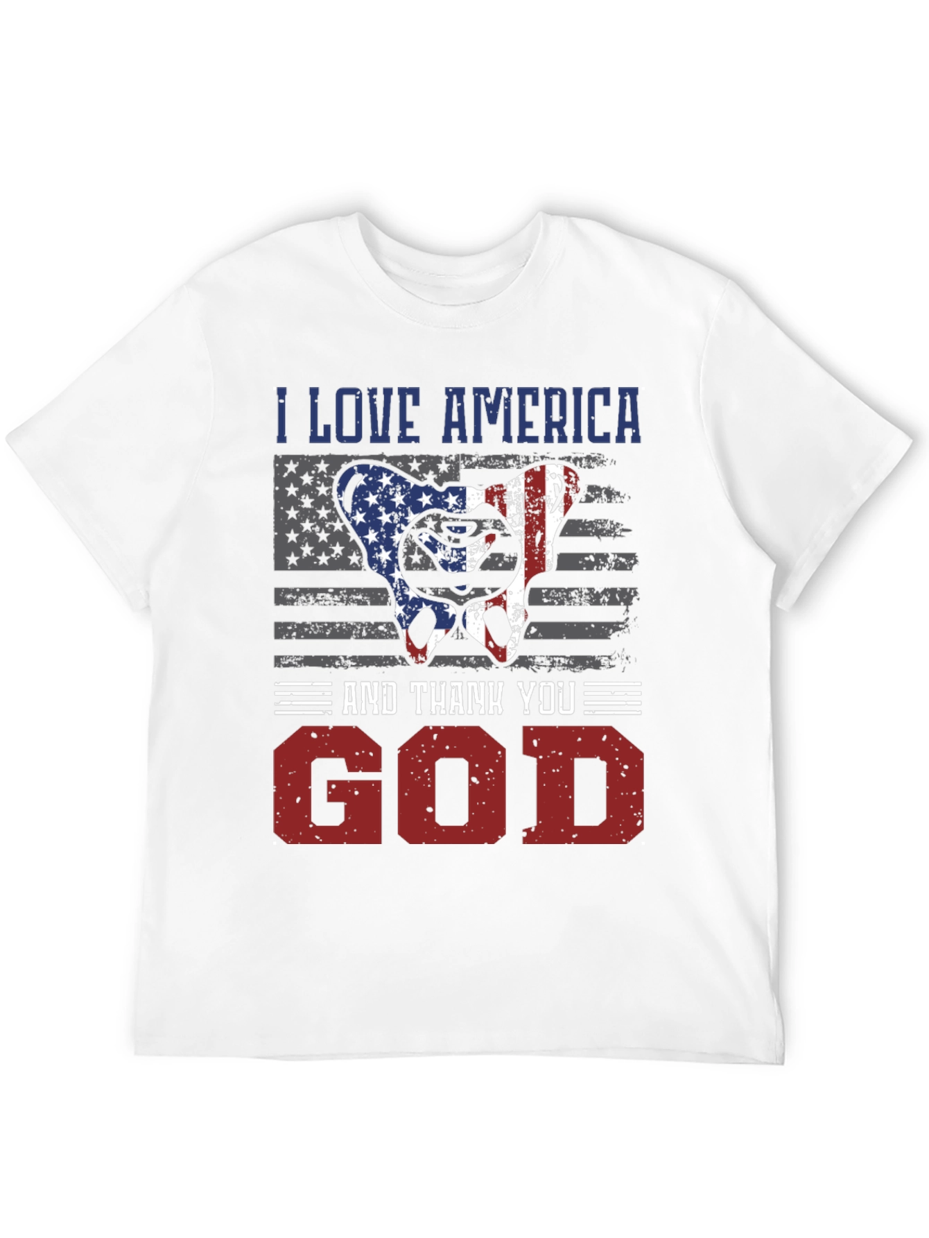 I Love America and Thank You God Tee
