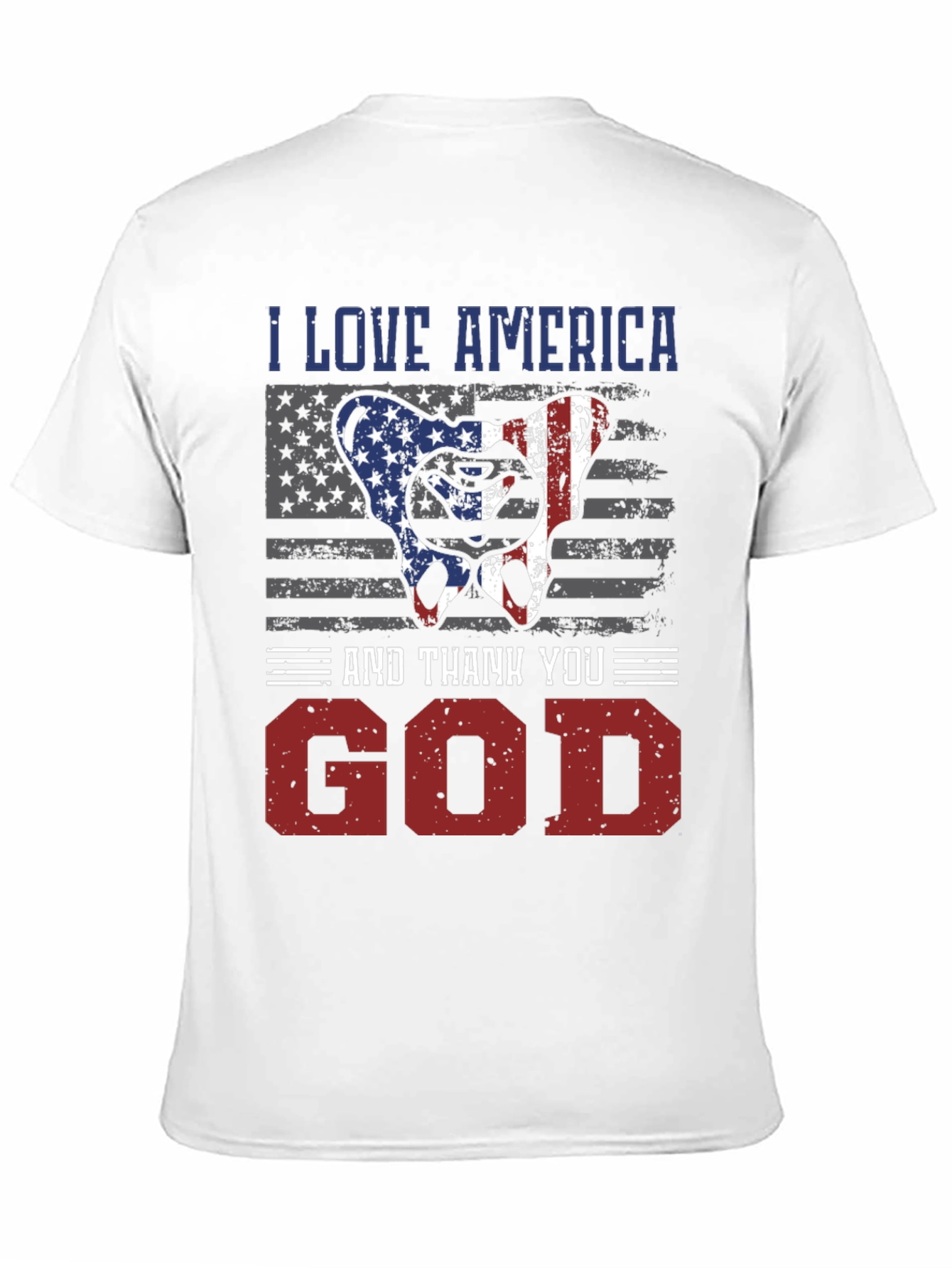 I Love America and Thank You God Tee