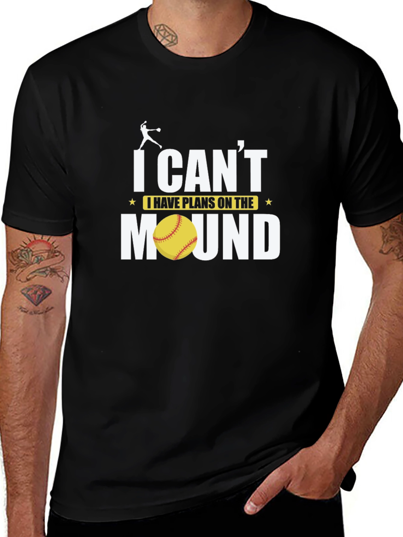 I Cant I Have Plans on the Mound T-Shirt