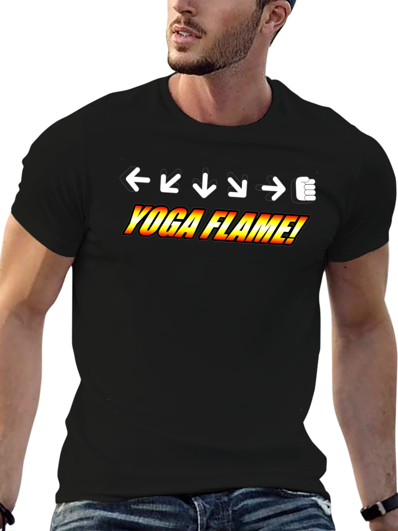Yoga Flame! Street Fighter T-Shirt