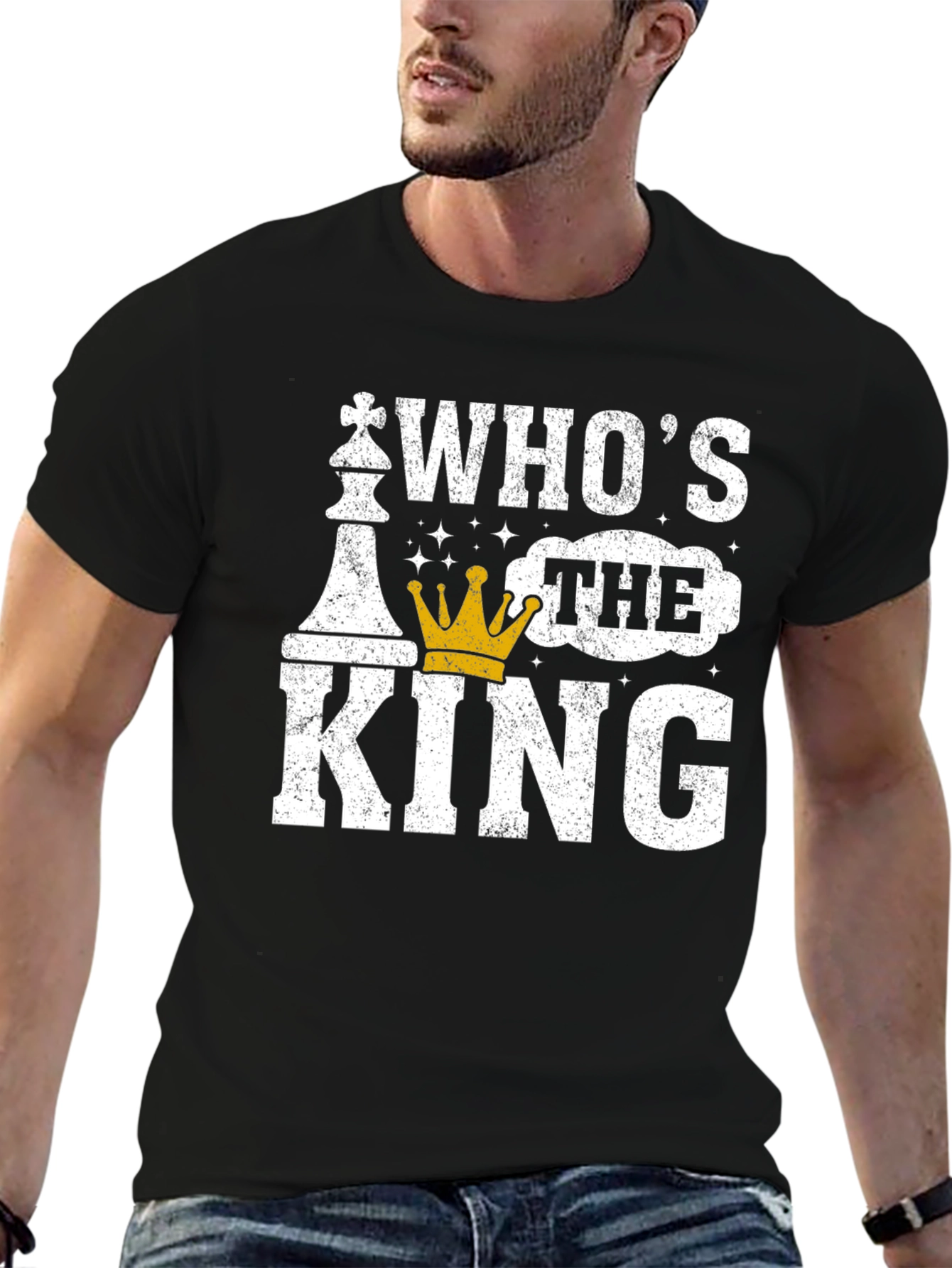 Whos The King Chess Graphic Tee